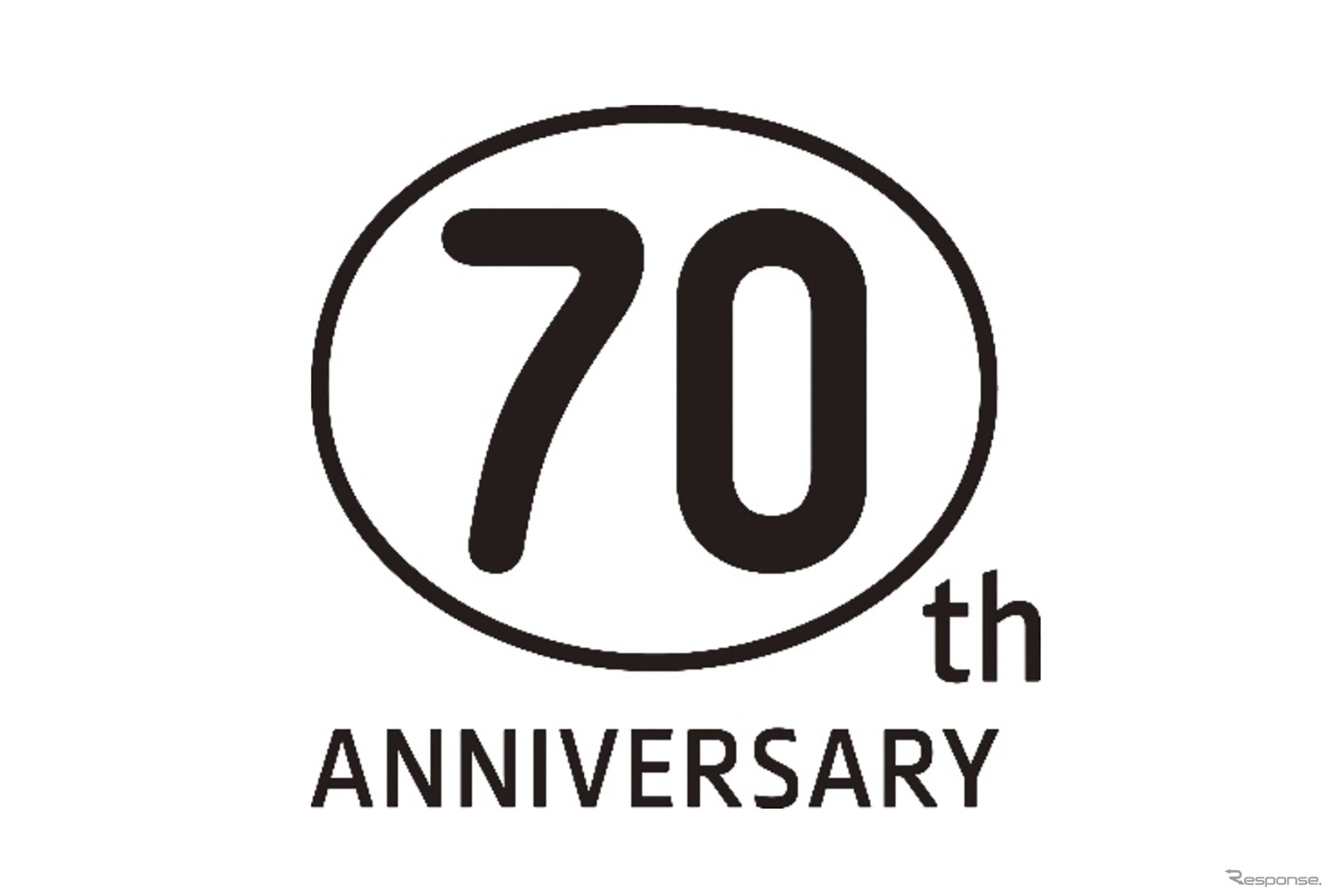 ヤマハ発動機創立70周年を記念した特別なロゴ