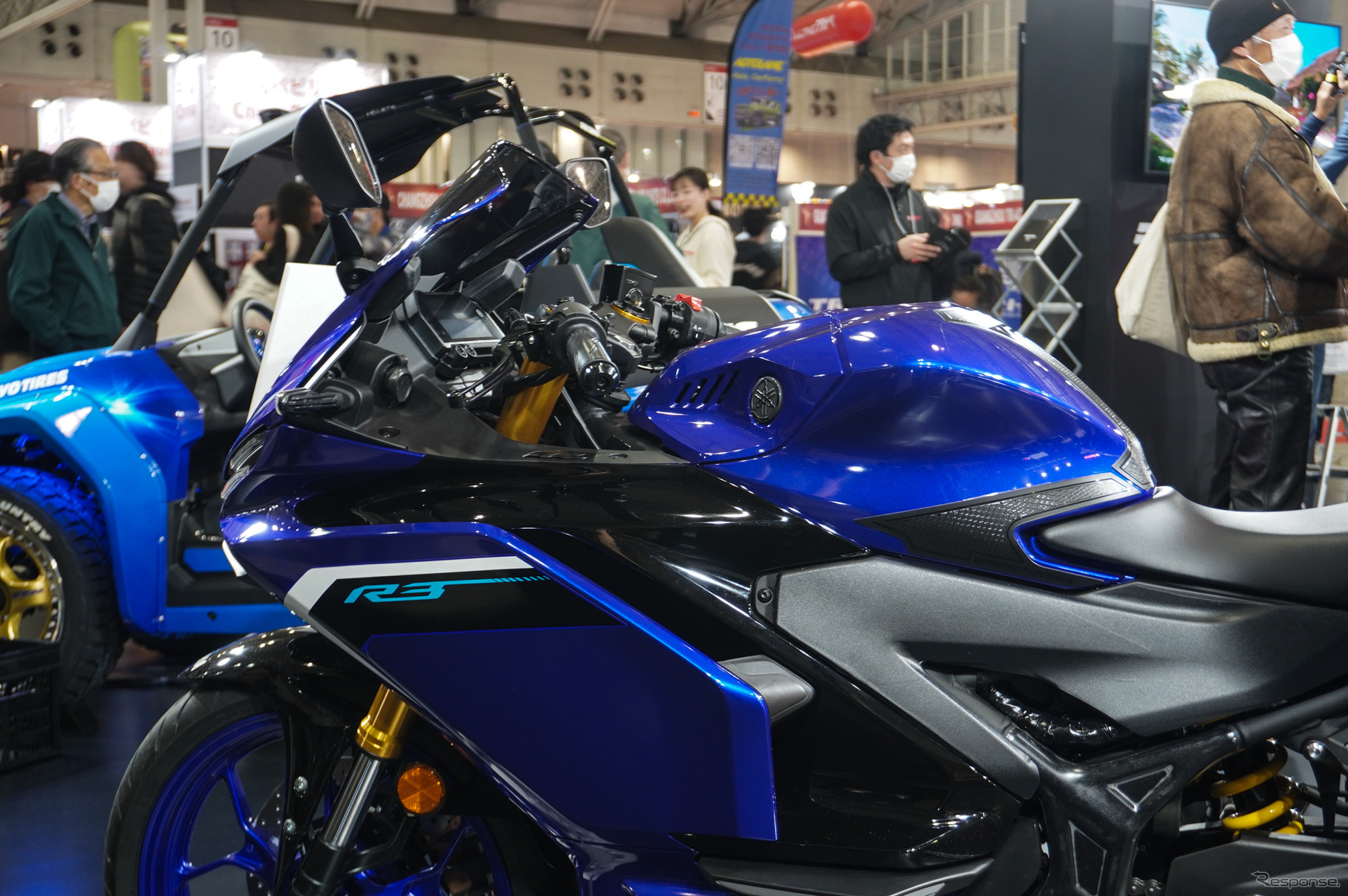 ヤマハ YZF-R3 2025年モデル（東京オートサロン2025）