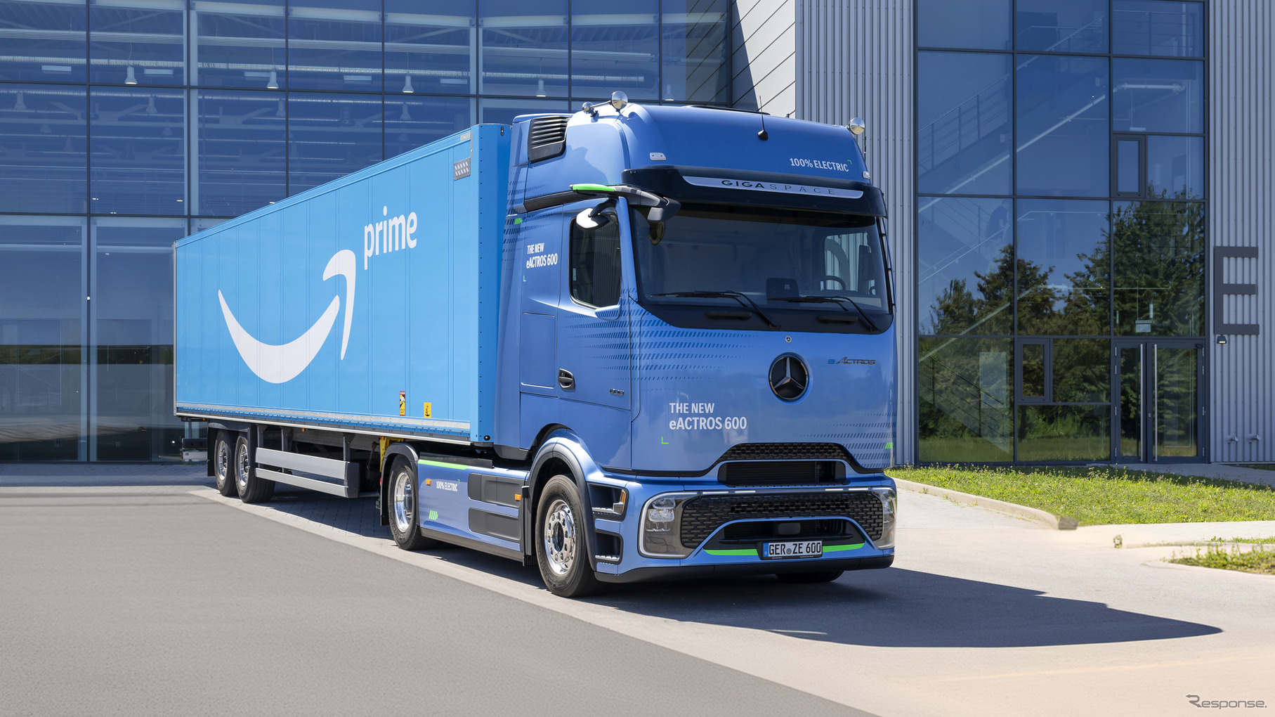 アマゾンが200台を超えるメルセデスベンツの新型EVトラック『eActros 600』を発注