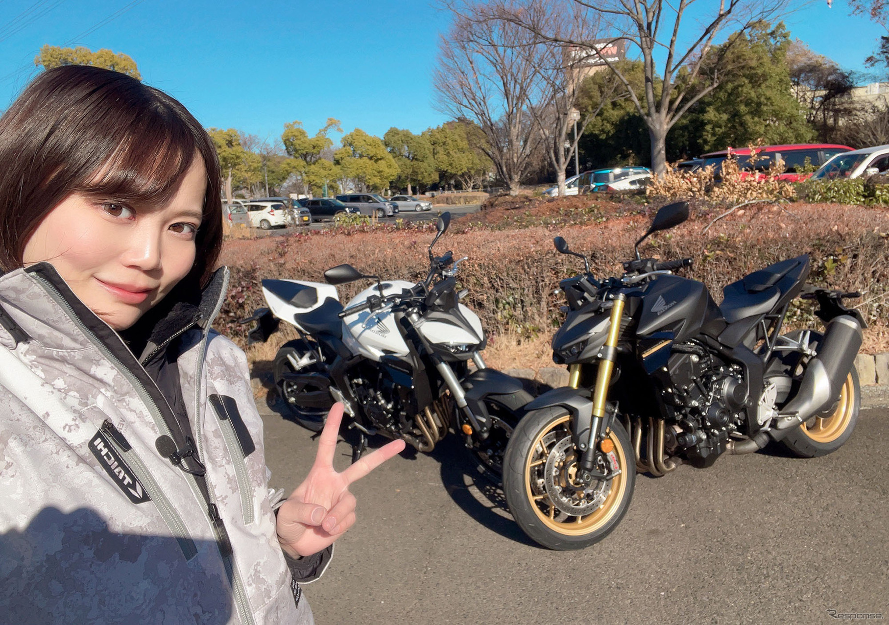 ホンダ CB1000ホーネット＆SPと小鳥遊レイラ