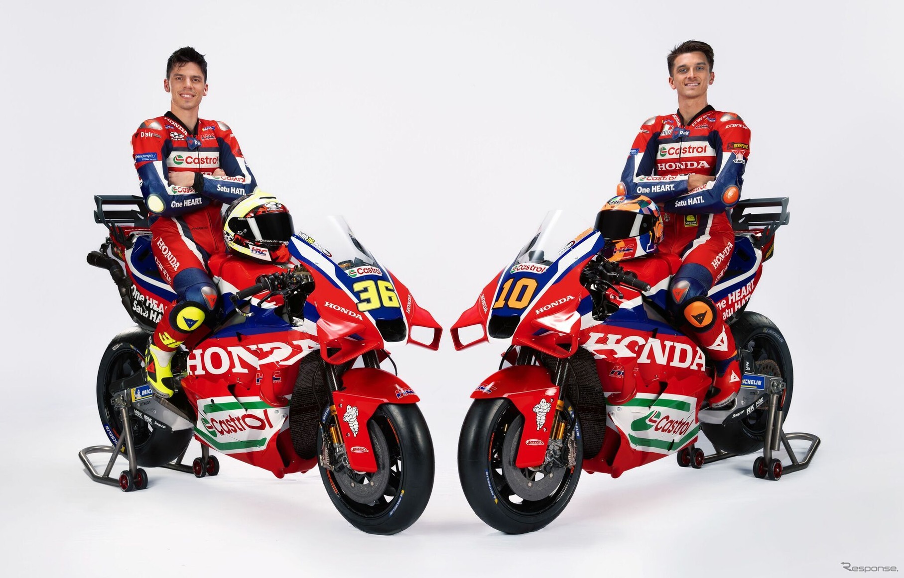 ジョアン・ミル選手とルカ・マリーニ選手