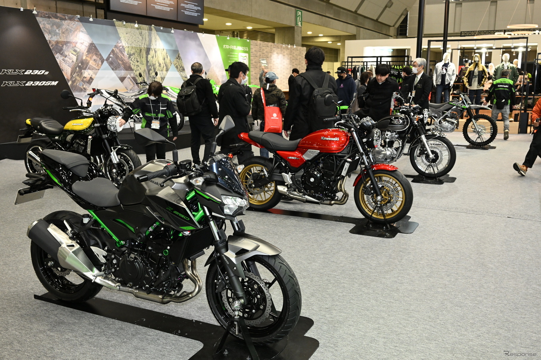 カワサキブース（東京モーターサイクルショー2024）