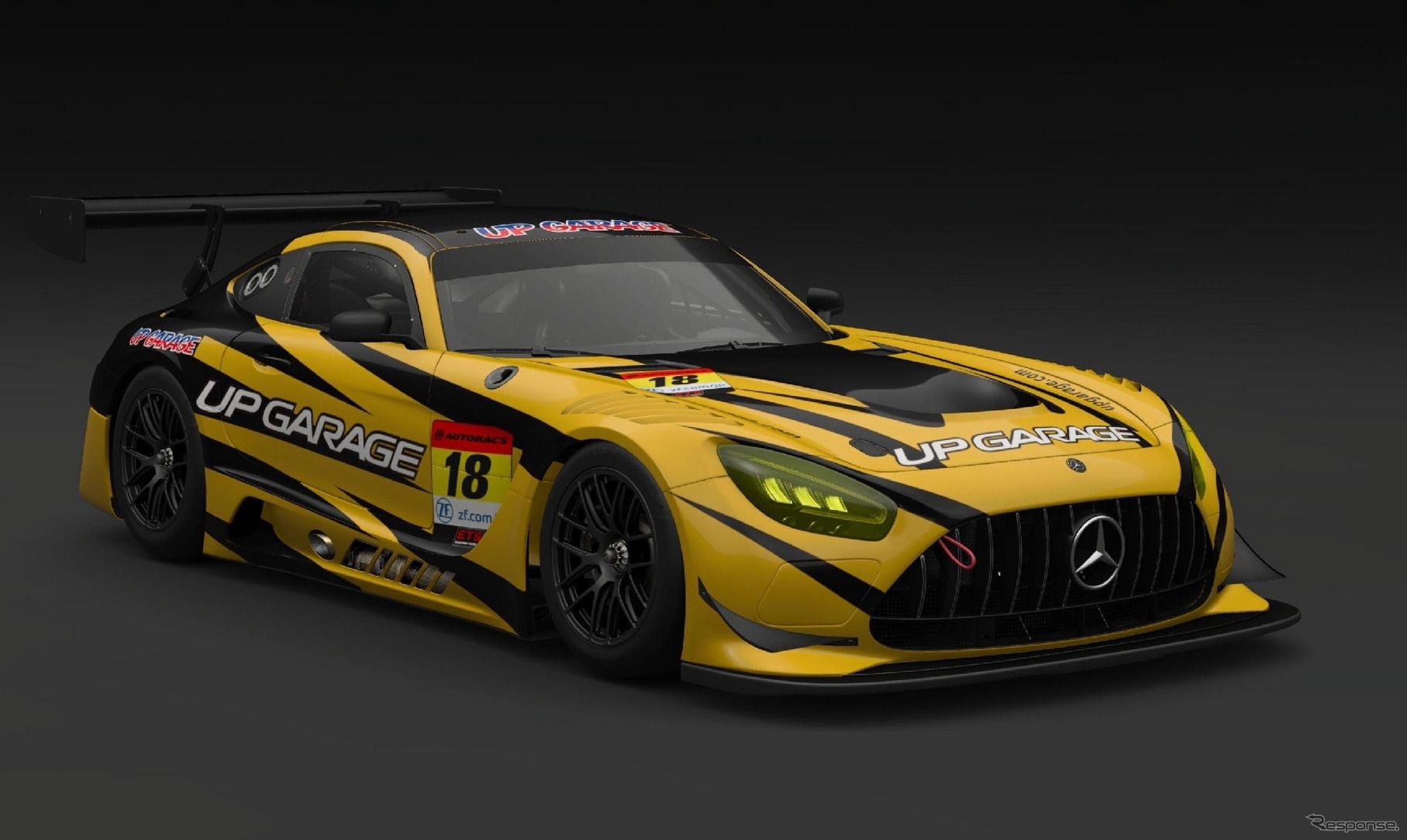 アップガレージのメルセデスAMG『GT3』カラーリングイメージ