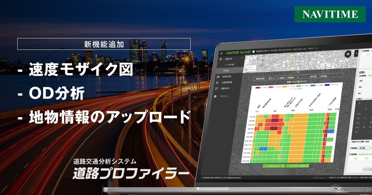 ナビタイムジャパンの「道路プロファイラー」