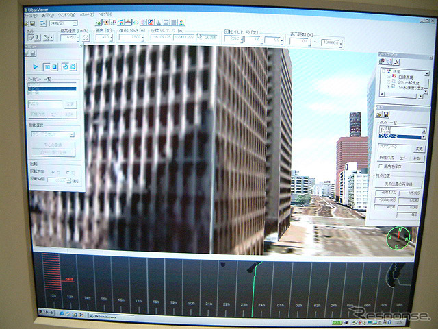 【CEATEC 2002】目の前を完全表現---ナビ地図の精細化は今後も進む?