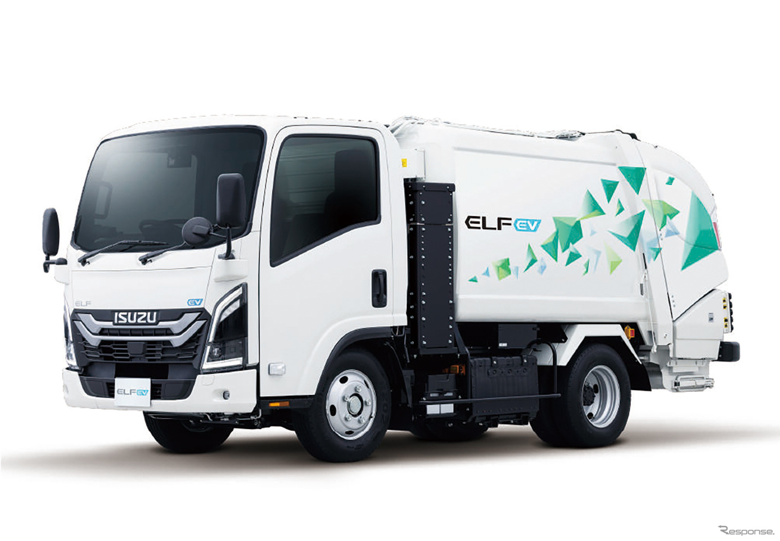 いすゞ エルフEVの塵芥車