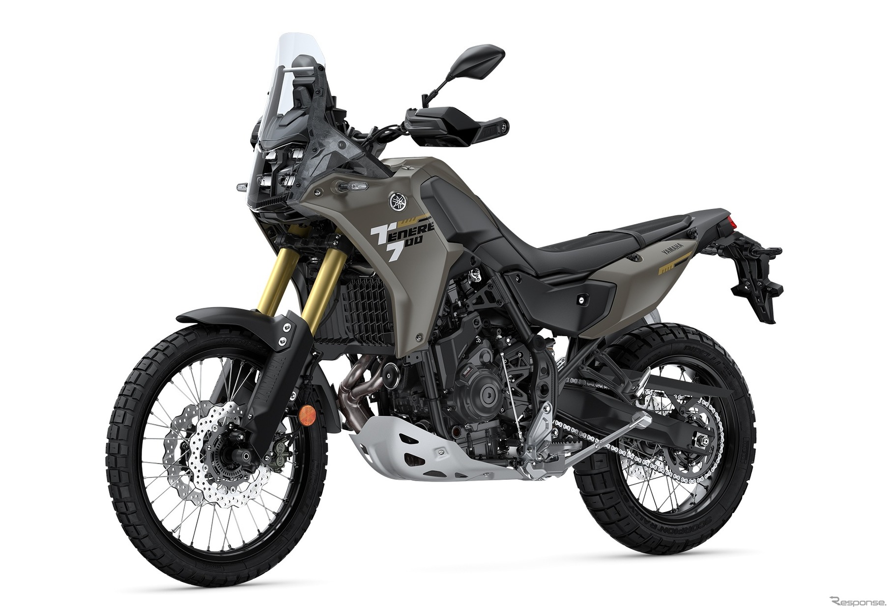 ヤマハ テネレ700 ABS 2025年モデル（マットイエローイッシュグレーメタリック2）