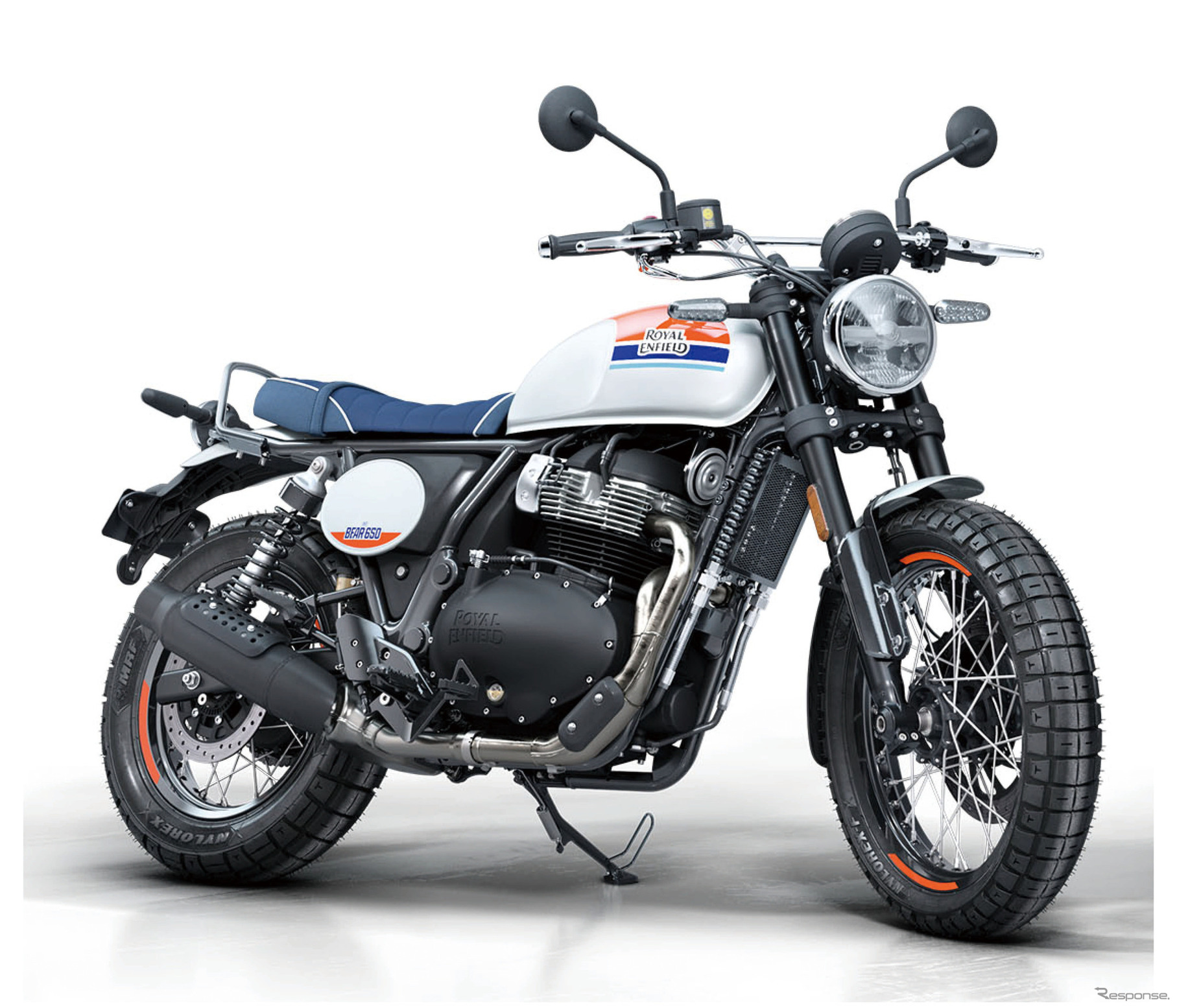 ロイヤルエンフィールド『ベア650』ボードウォーク・ホワイト（Boardwalk White ）