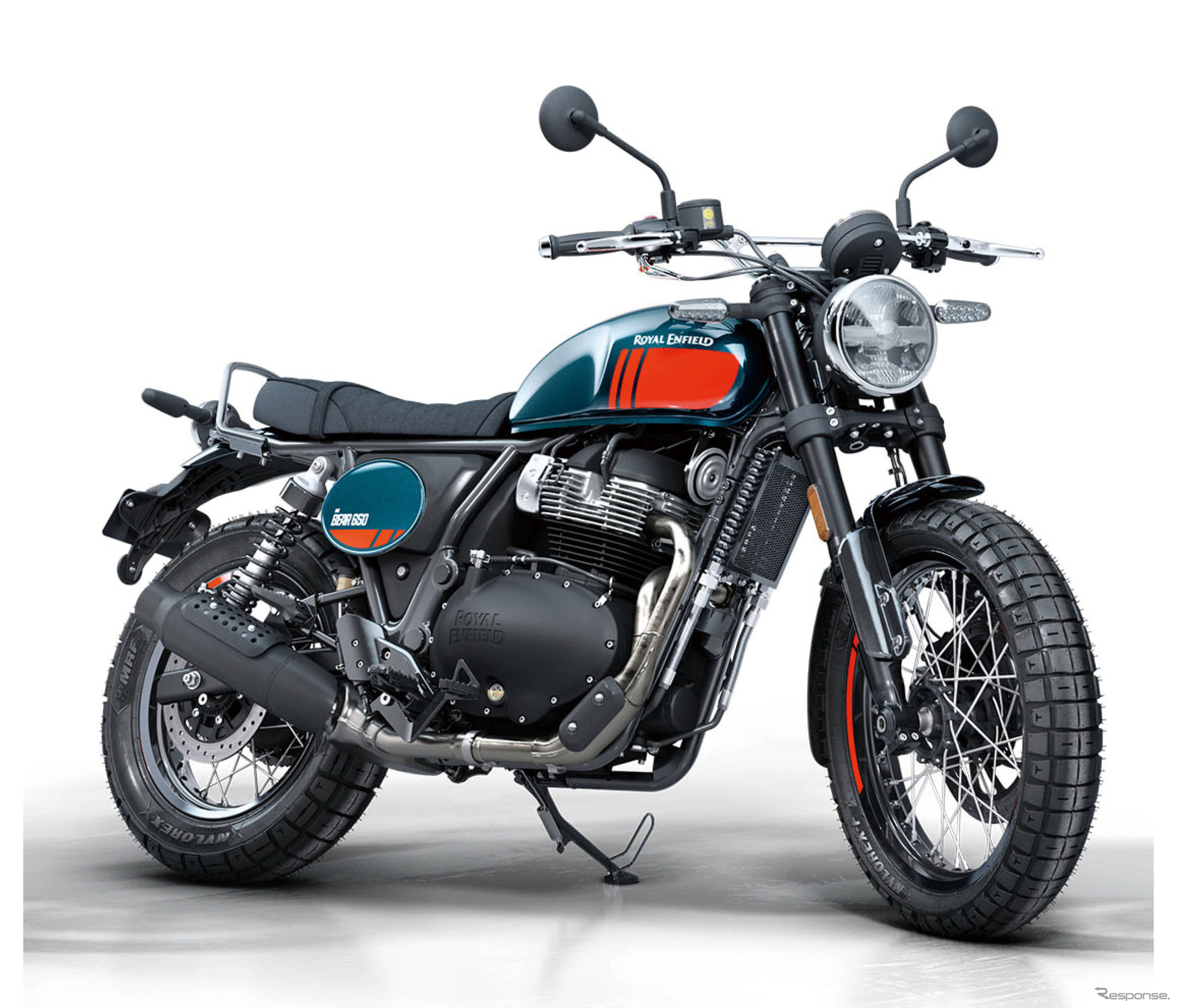 ロイヤルエンフィールド『ベア650』ペトロール・グリーン（Petrol Green）