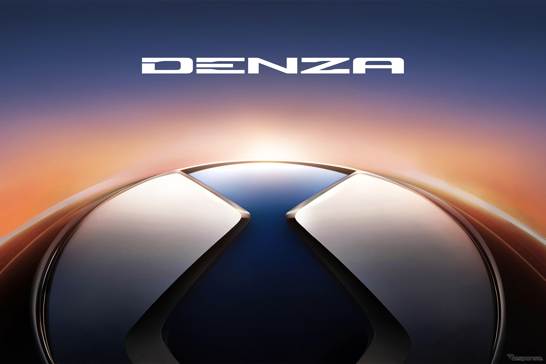 BYD傘下の電動車ブランド「DENZA（デンツァ）、騰勢汽車」のロゴ