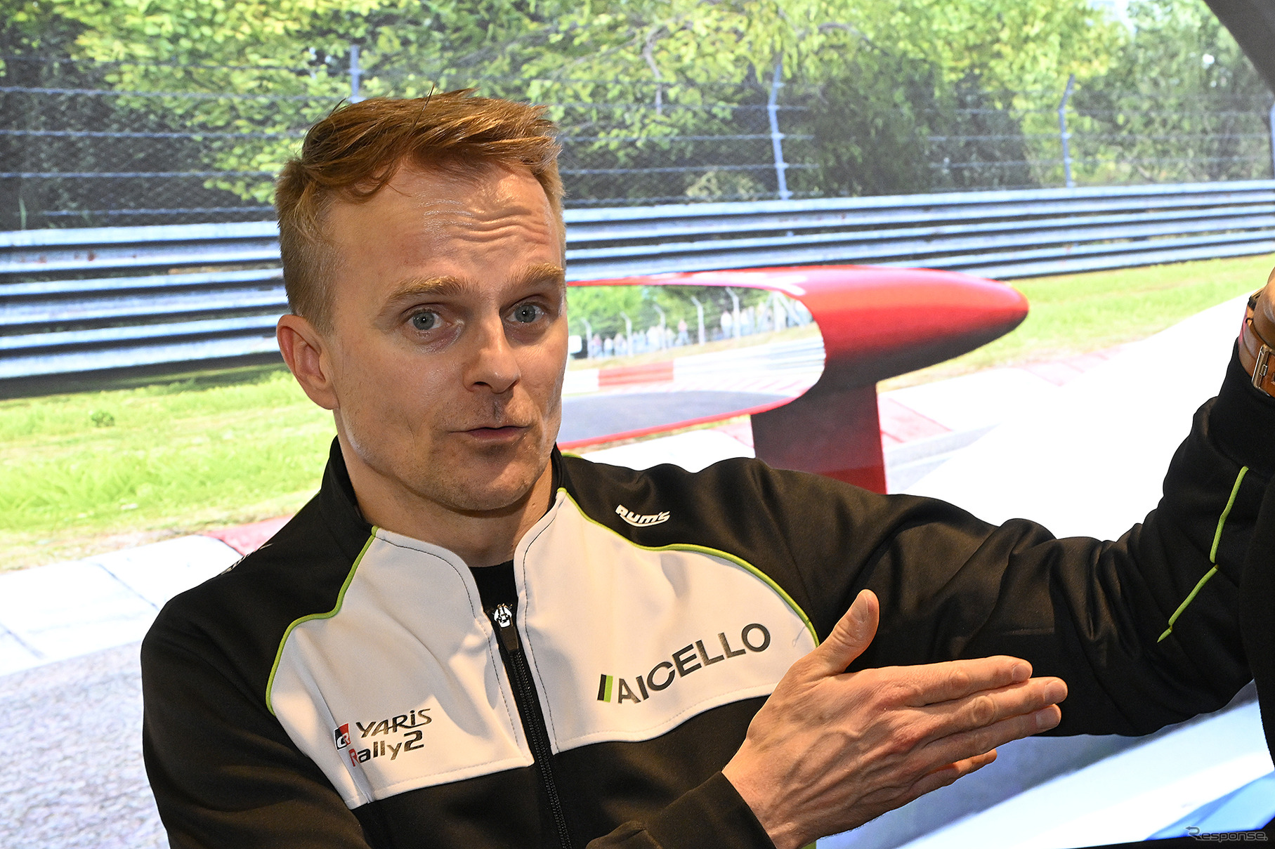 元F1ドライバーのヘイキ・コバライネン選手