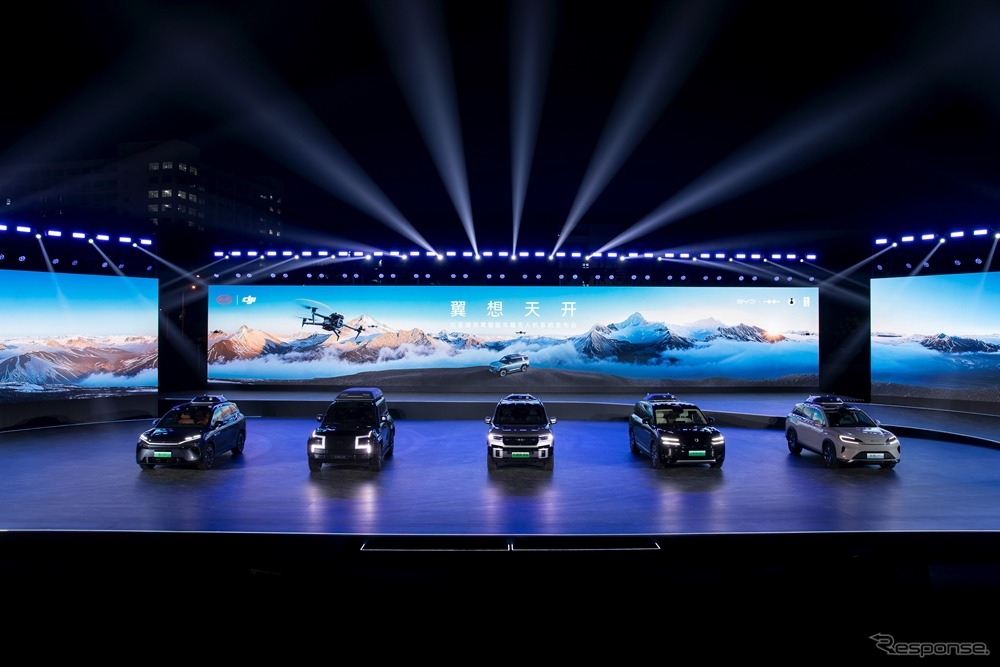 BYDがドローンシステムを搭載したEVやプラグインハイブリッド車（PHEV）を中国市場で発売