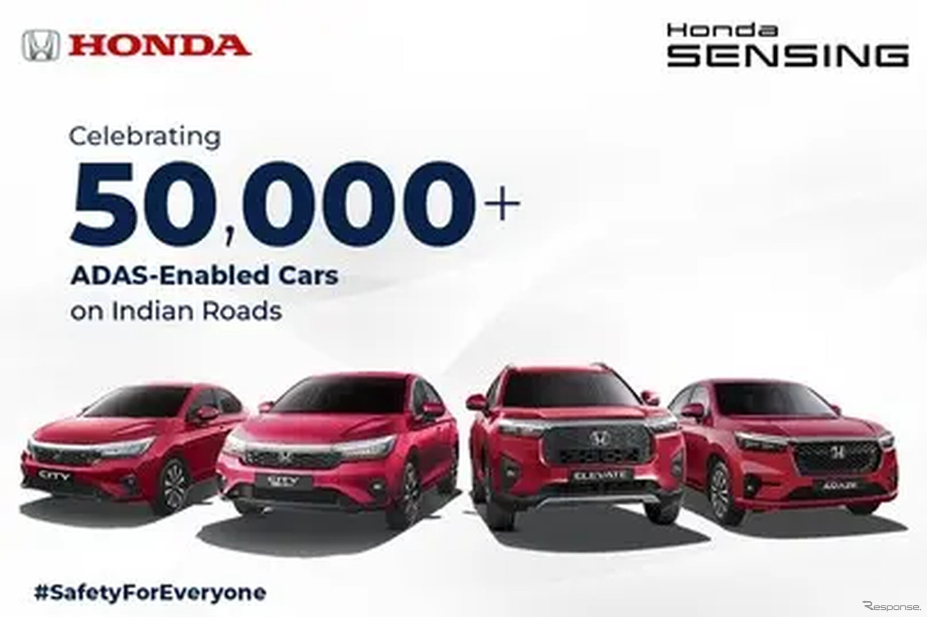ホンダのインド「Honda SENSING」搭載車