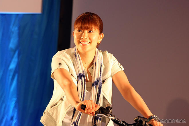 三洋エネループバイク…発表会ゲストに潮田、山口、北川選手