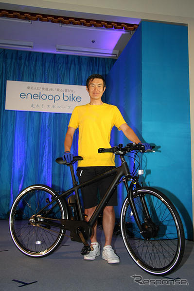 三洋エネループバイク…発表会ゲストに潮田、山口、北川選手
