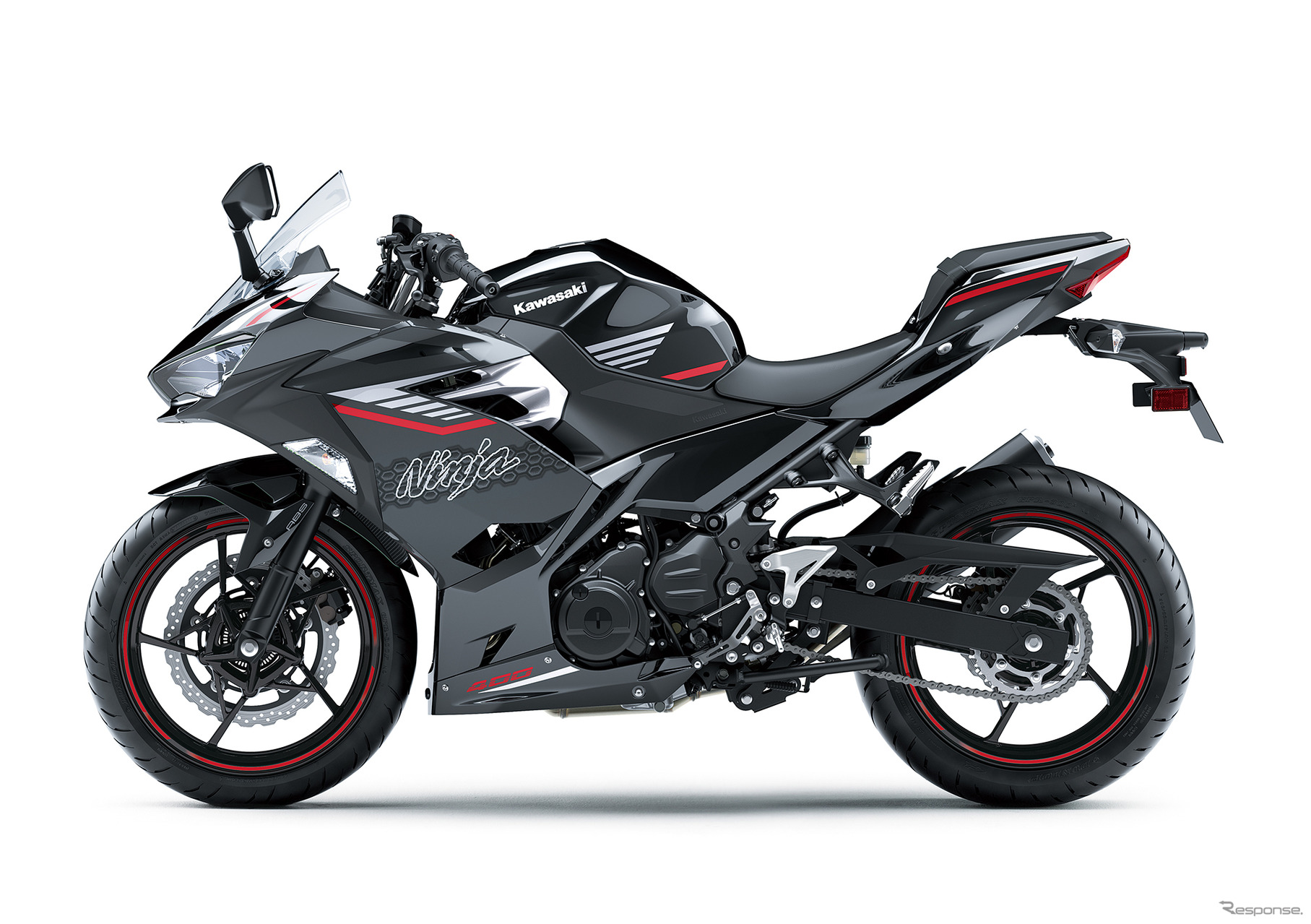 カワサキ Ninja400（メタリックスパークブラック×メタリックマグネティックダークグレー）