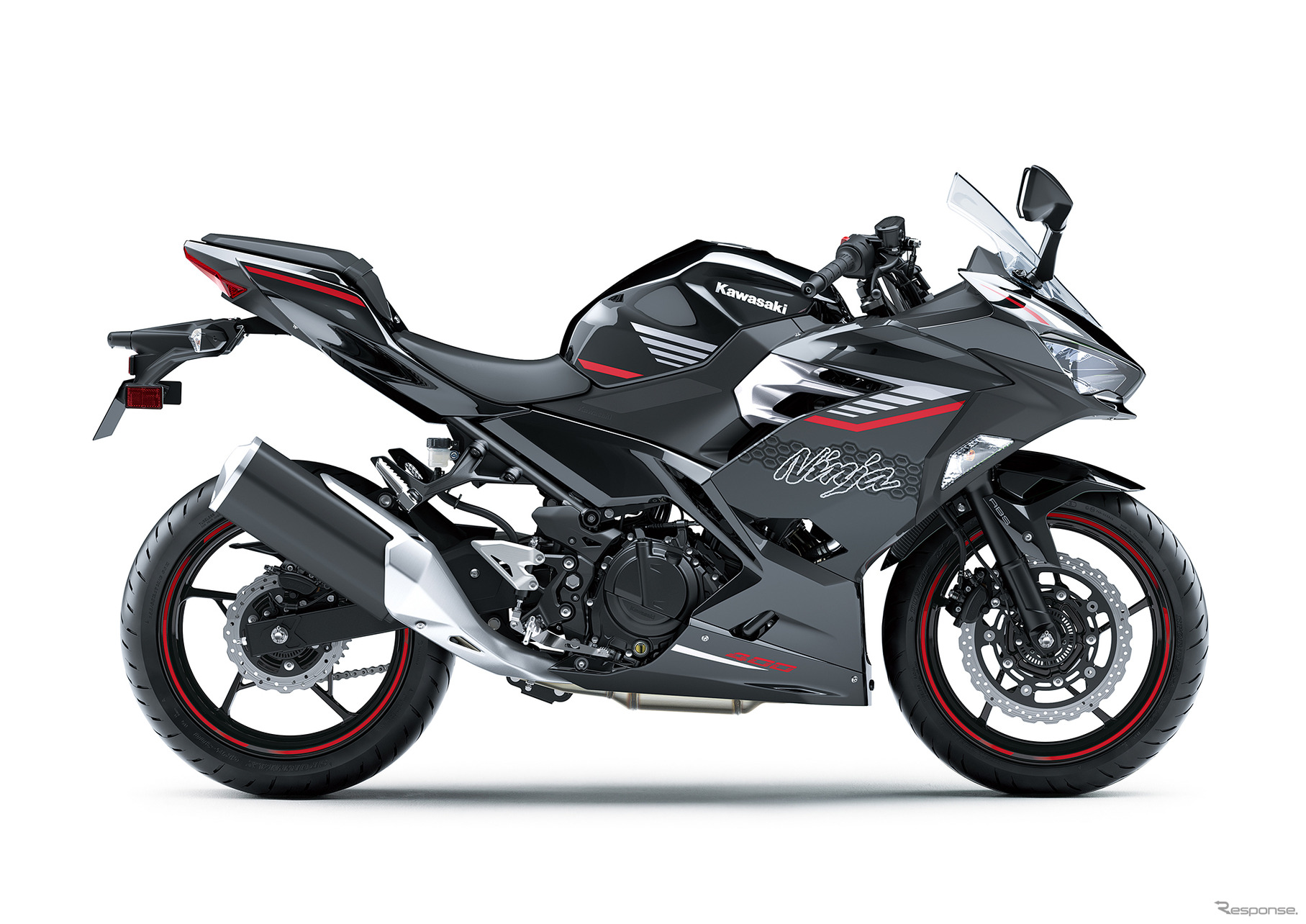 カワサキ Ninja400（メタリックスパークブラック×メタリックマグネティックダークグレー）
