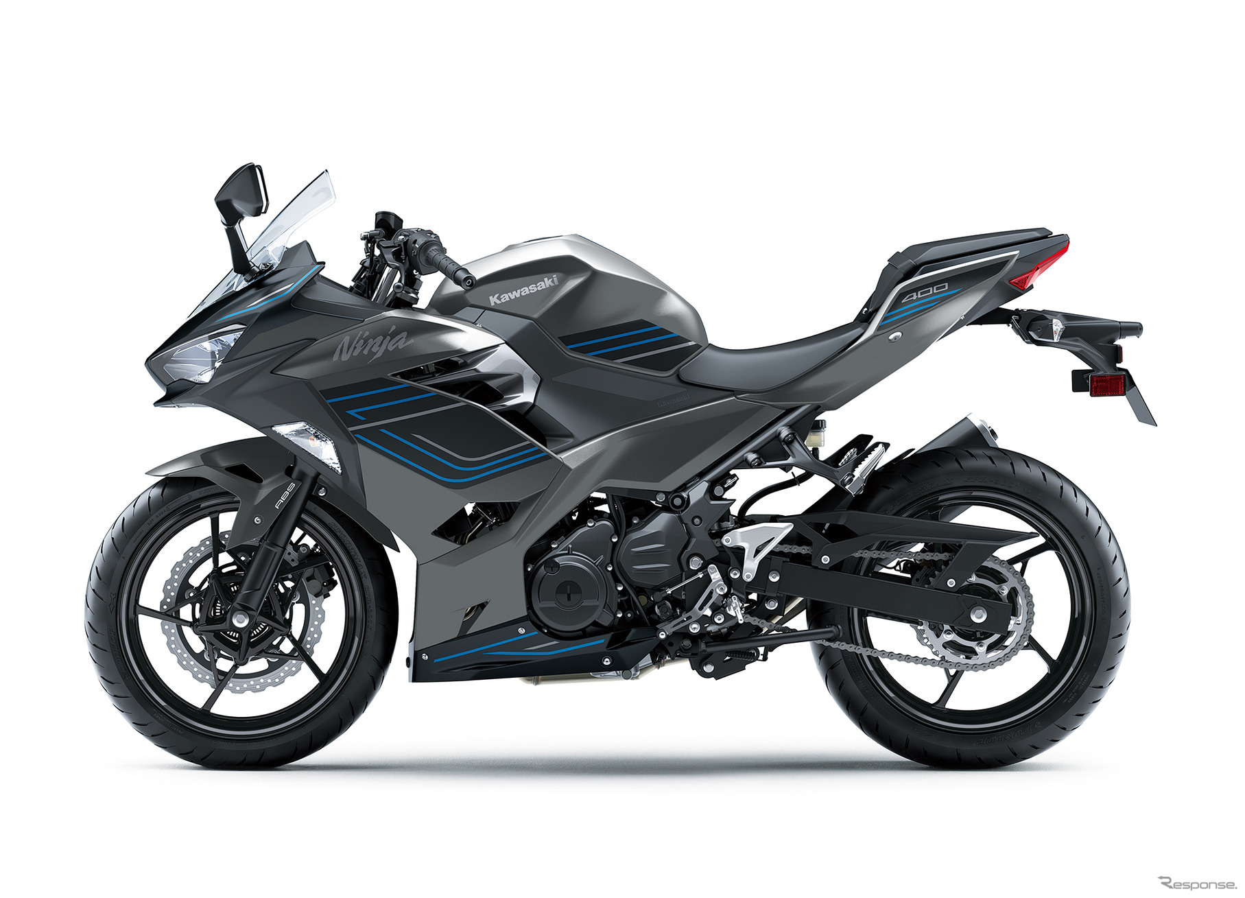 カワサキ Ninja400（メタリックマットグラフェンスチールグレー×メタリックフラットスパークブラック）