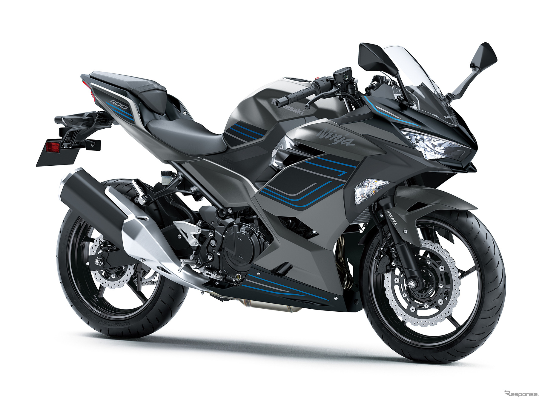 カワサキ Ninja400（メタリックマットグラフェンスチールグレー×メタリックフラットスパークブラック）
