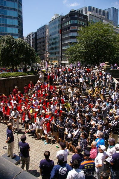東京 日本橋 で橋洗い