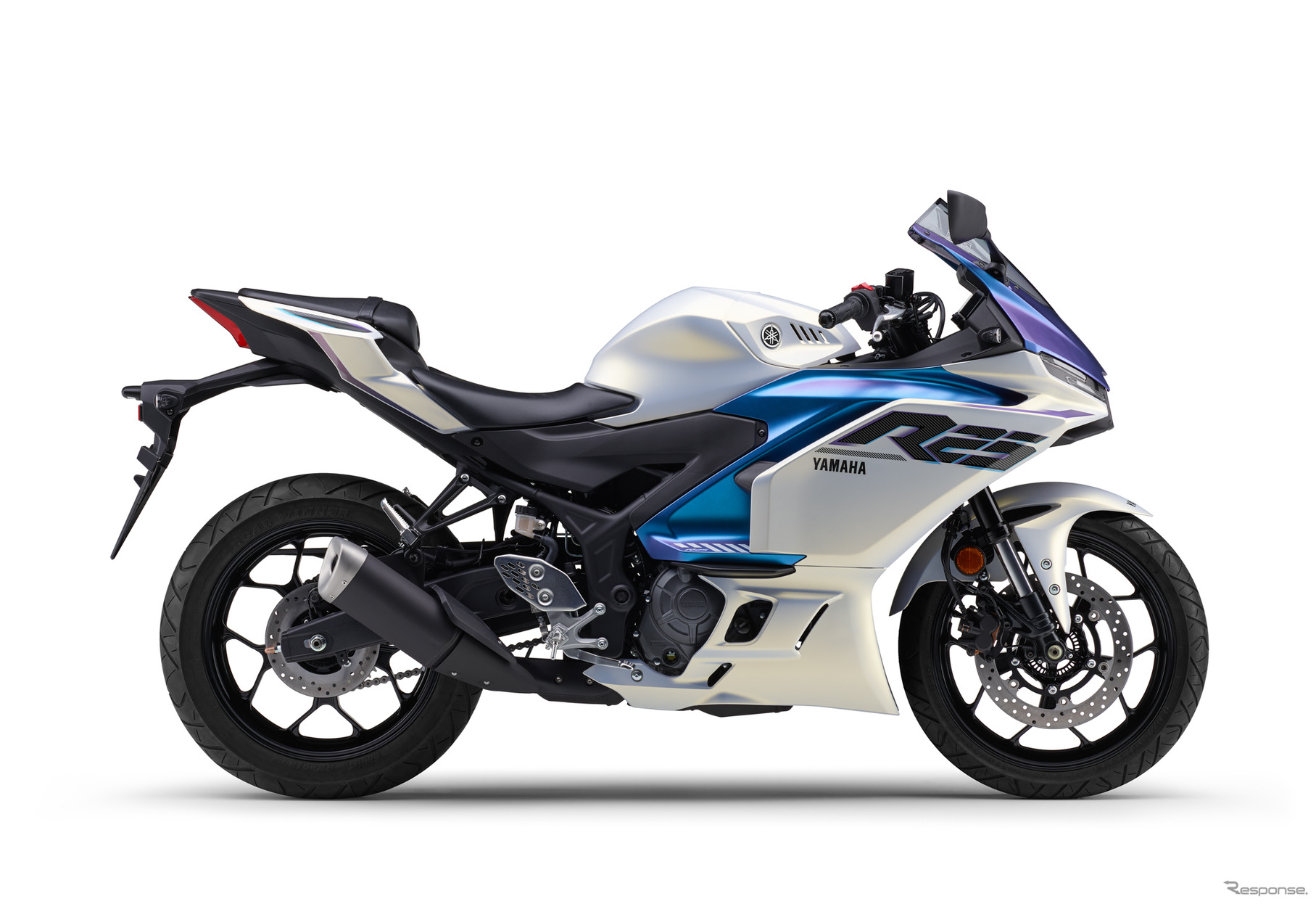 ヤマハ YZF-R25 ABS 2025年モデル（マットイエローイッシュホワイトパール1）