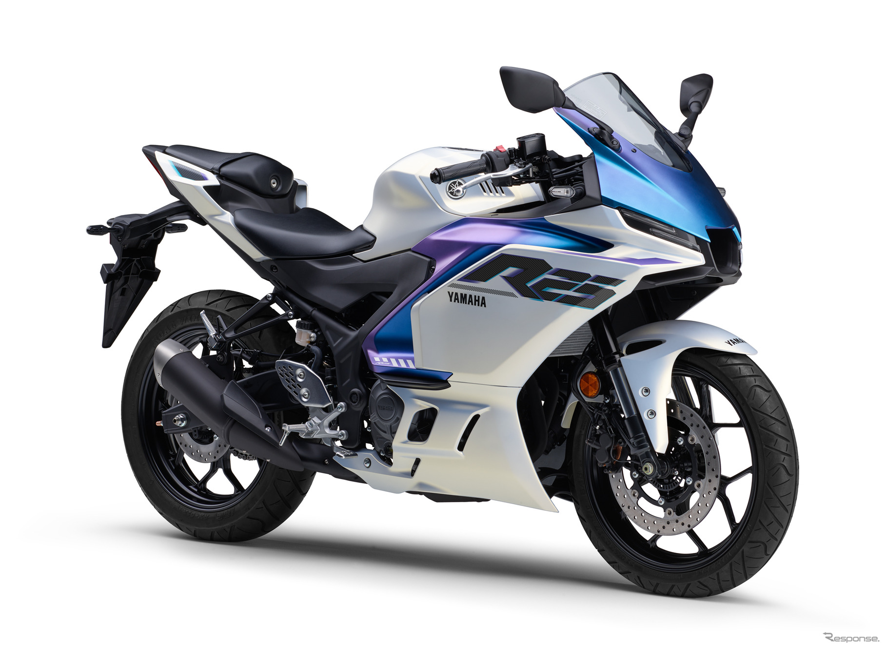 ヤマハ YZF-R25 ABS 2025年モデル（マットイエローイッシュホワイトパール1）