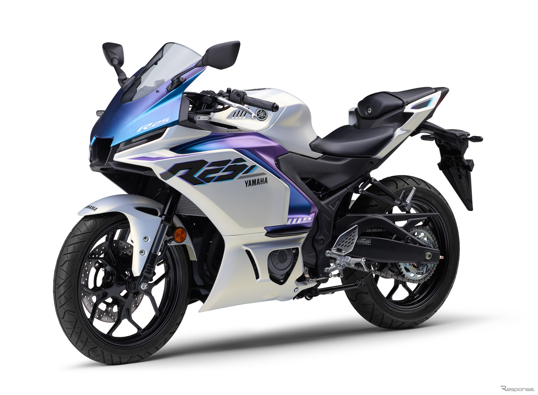 ヤマハ YZF-R25 ABS 2025年モデル（マットイエローイッシュホワイトパール1）