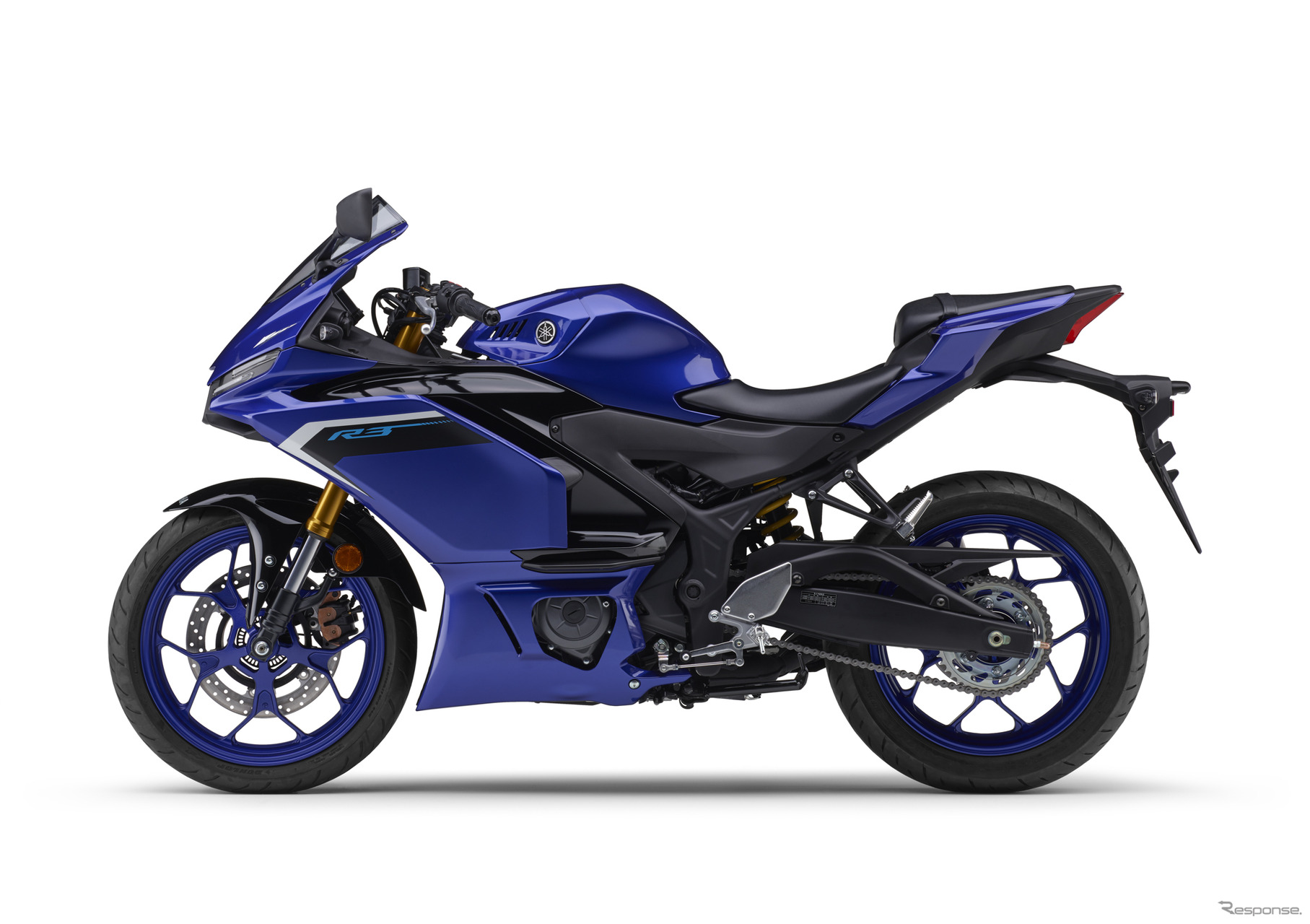 ヤマハ YZF-R3 ABS 2025年モデル（ディープパープリッシュブルーメタリックC）