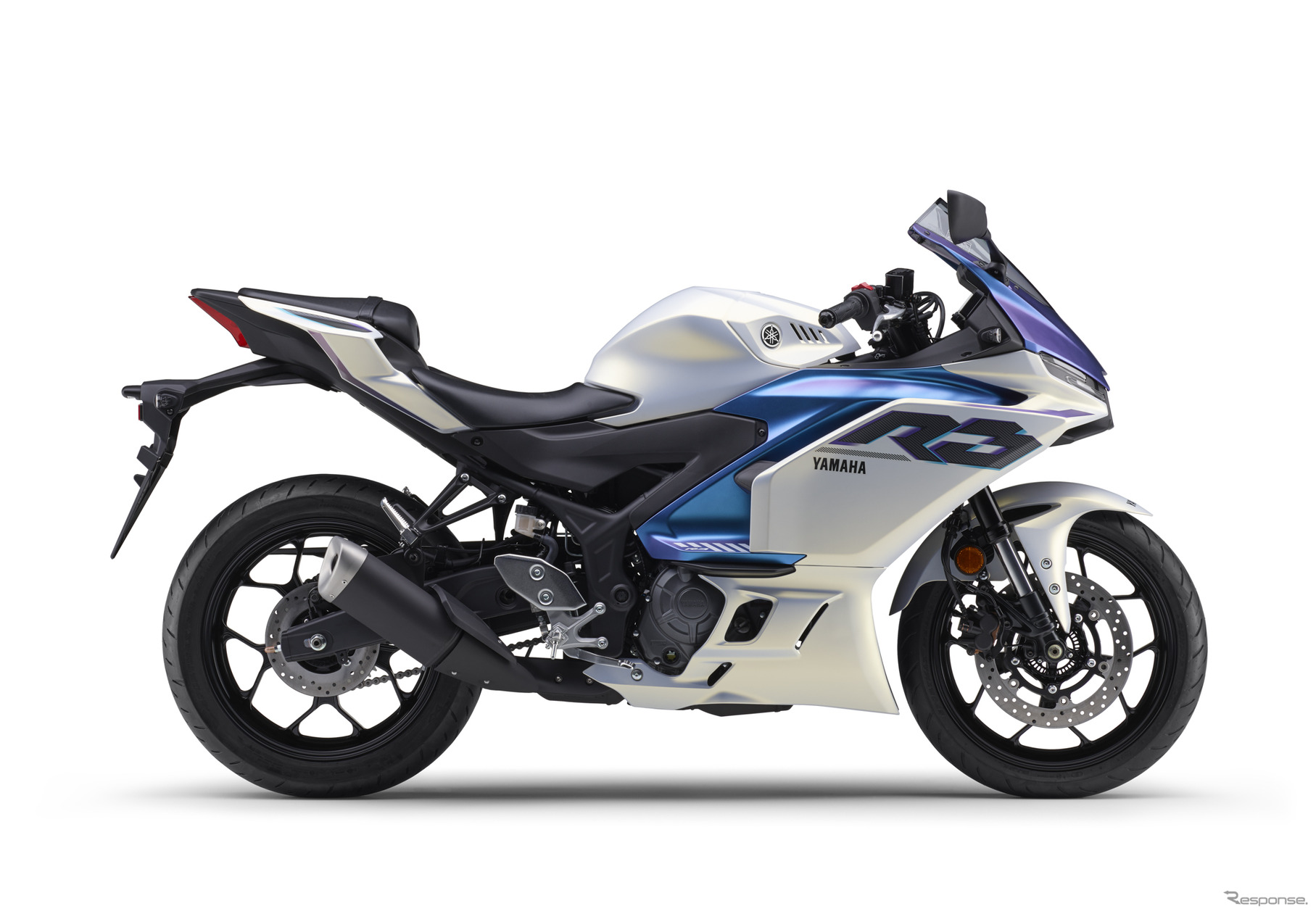 ヤマハ YZF-R3 ABS 2025年モデル（マットイエローイッシュホワイトパール1）