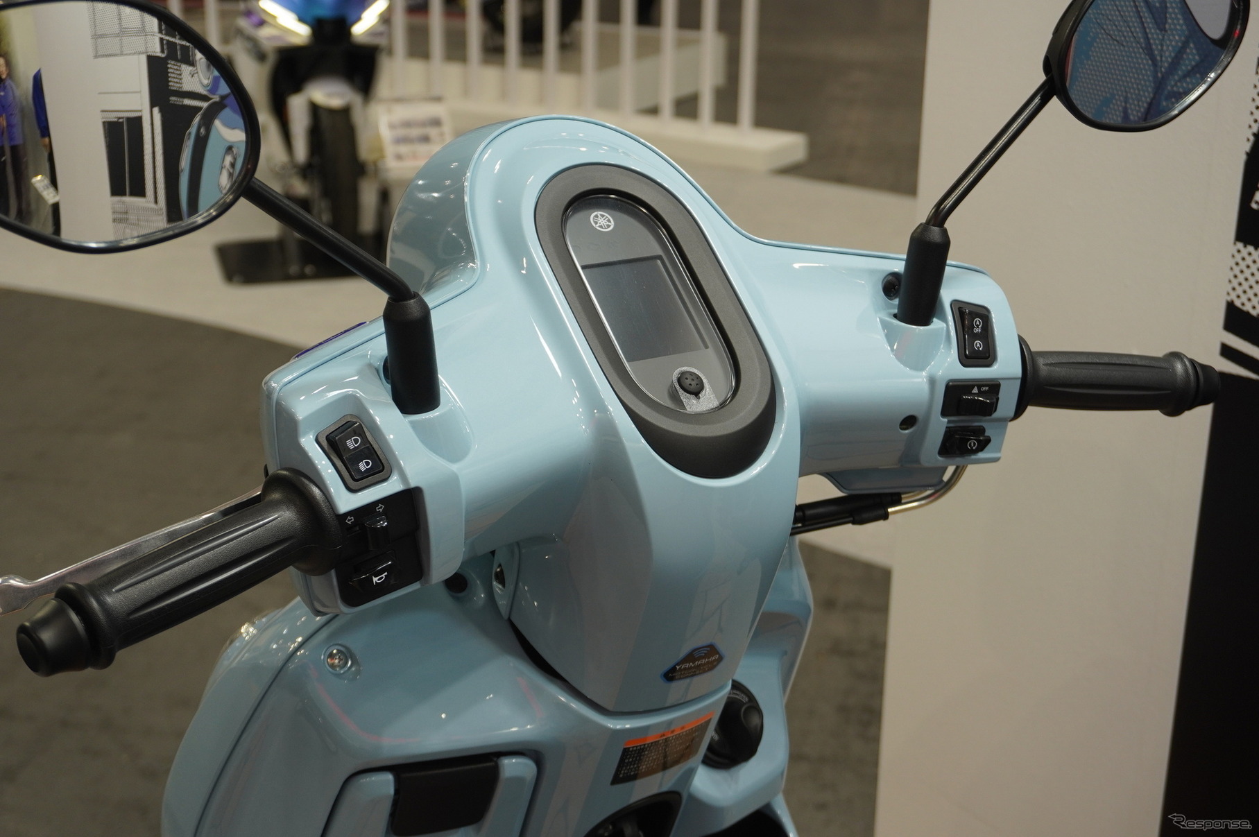 ヤマハがサプライズ公開した125ccスクーター『Fazzio（ファッジオ）』（大阪モーターサイクルショー2025）
