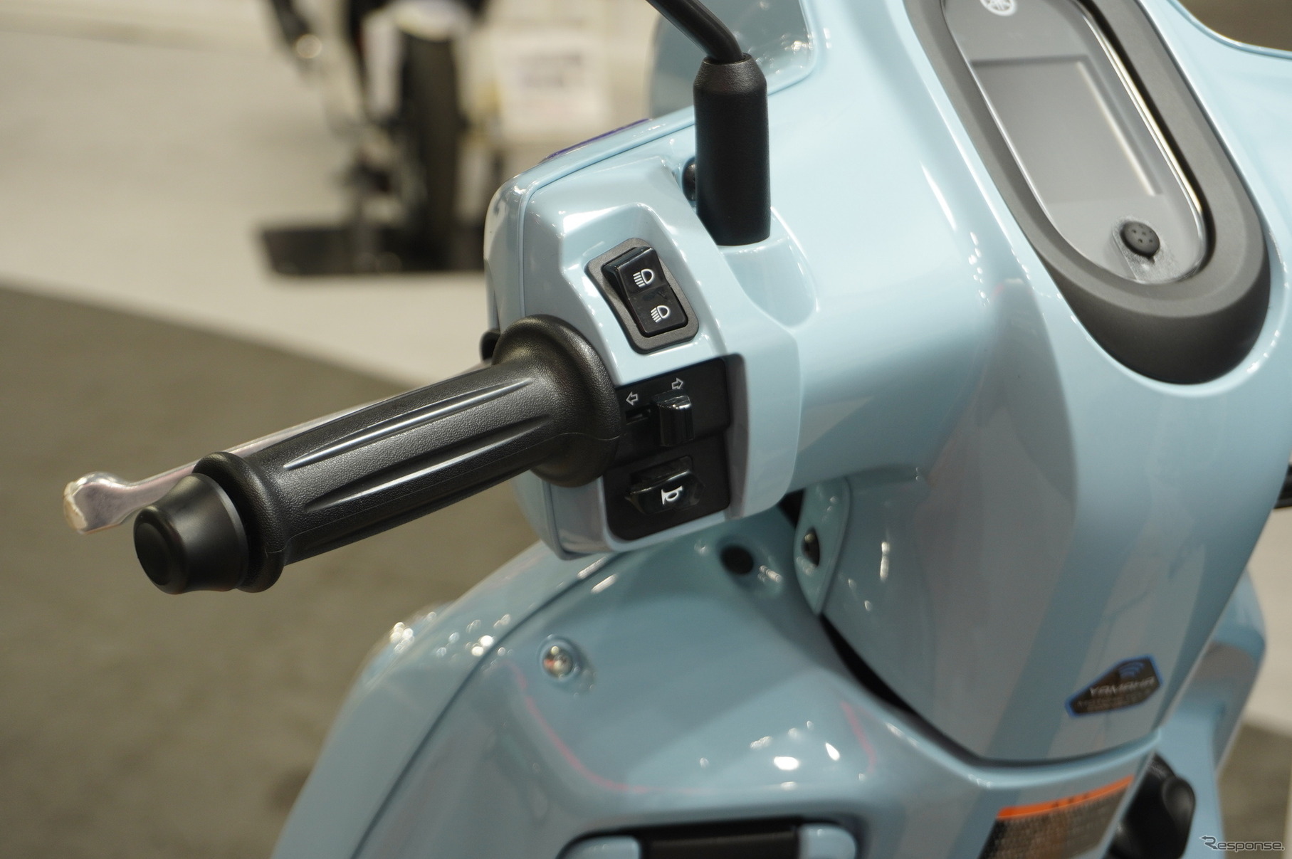 ヤマハがサプライズ公開した125ccスクーター『Fazzio（ファッジオ）』（大阪モーターサイクルショー2025）