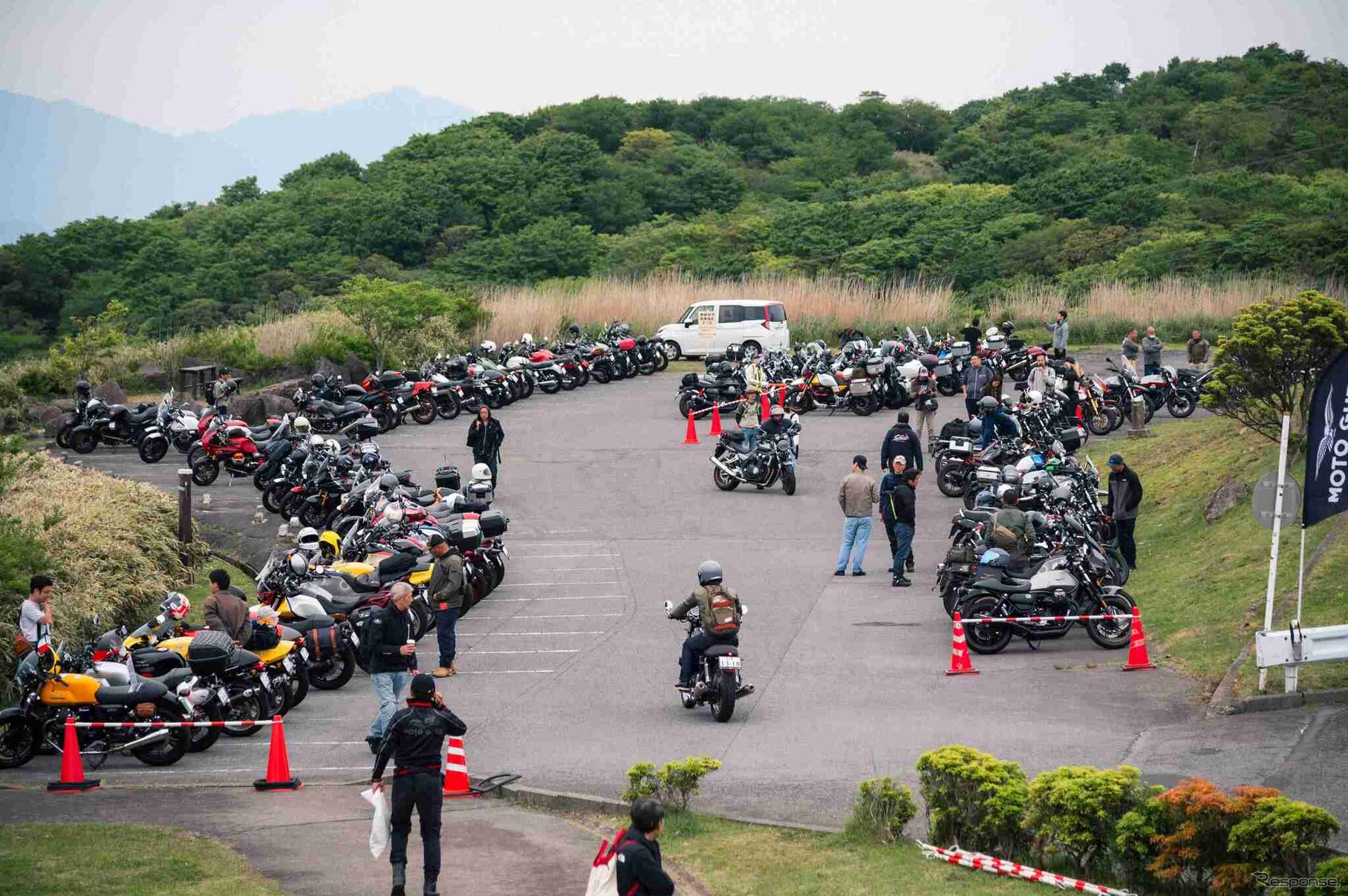 「モト・グッツィ」のファンイベント「MOTO GUZZI EAGLE DAY JAPAN 」2024年の様子