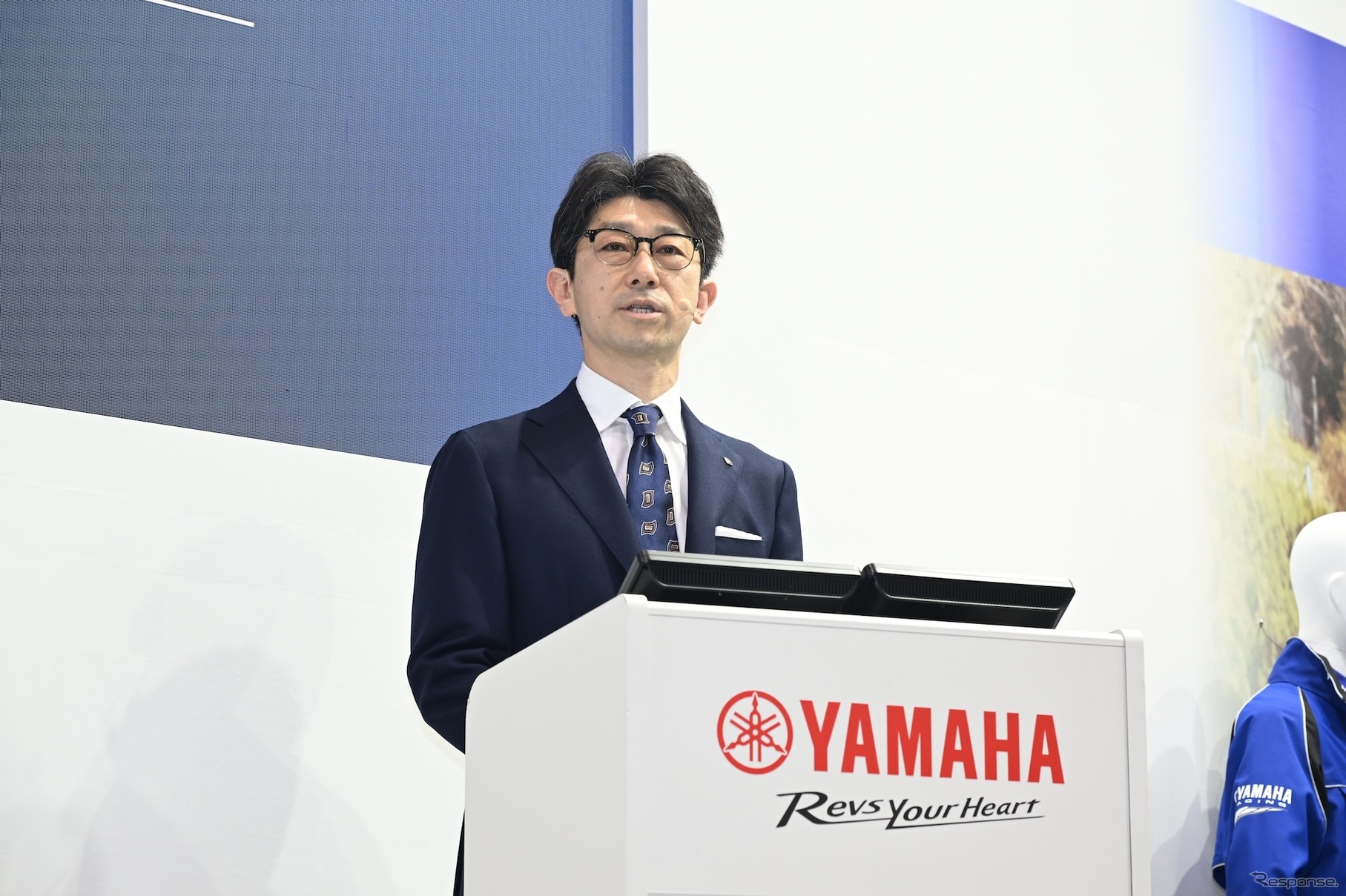 ヤマハ発動機販売の松岡大司社長（東京モーターサイクルショー2025）