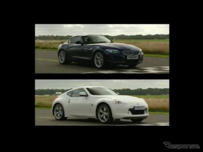 ［動画］BMW Z4 対日産 フェアレディZ…スポーツカー対決