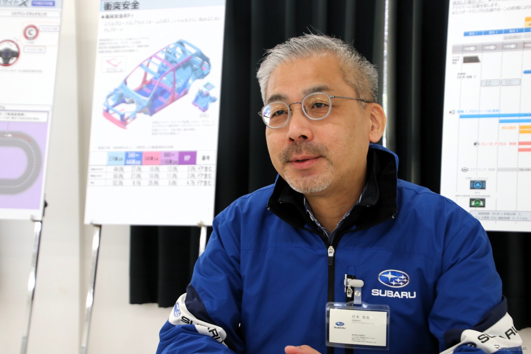 SUBARU商品事業本部プロジェクトゼネラルマネージャーの只木克郎さん