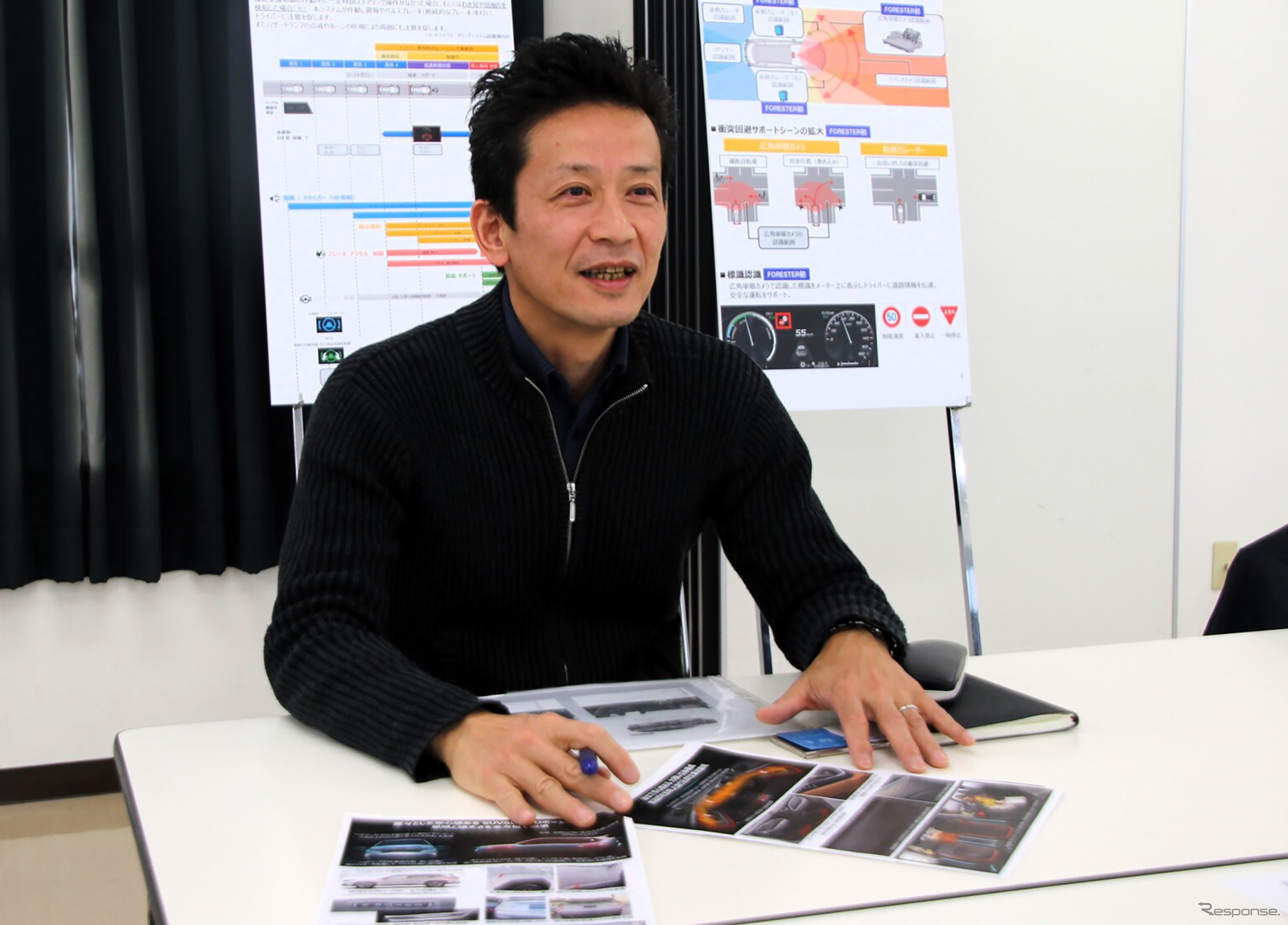 SUBARU経営企画本部 デザイン部 IMPREZA/CROSSTREK/FORESTER/BRZ 開発主査の源田哲朗さん