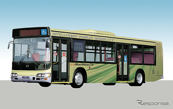 【東京ショー2002出品車】携帯電話でバス運賃を決済、日野が新しいシステムを提案