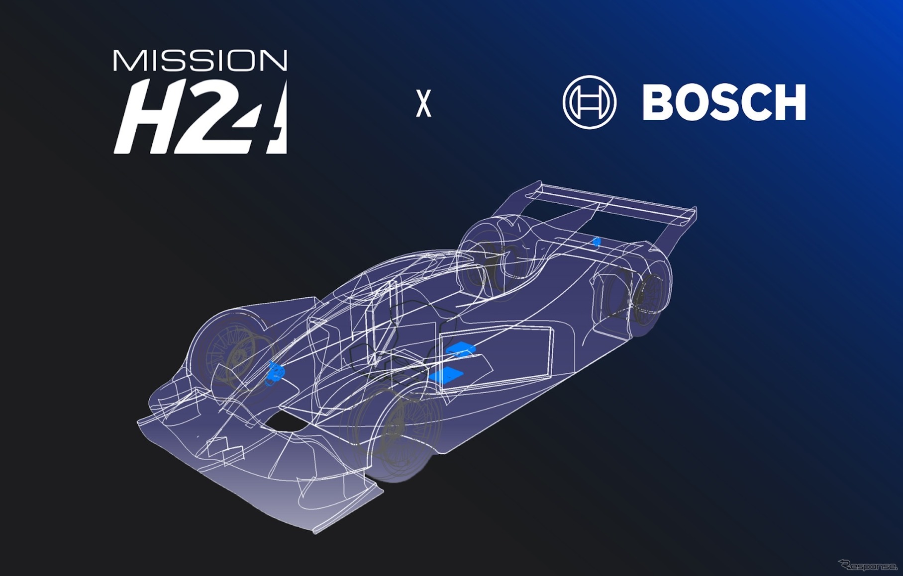 ボッシュが水素レーシングカー開発でMissionH24と提携