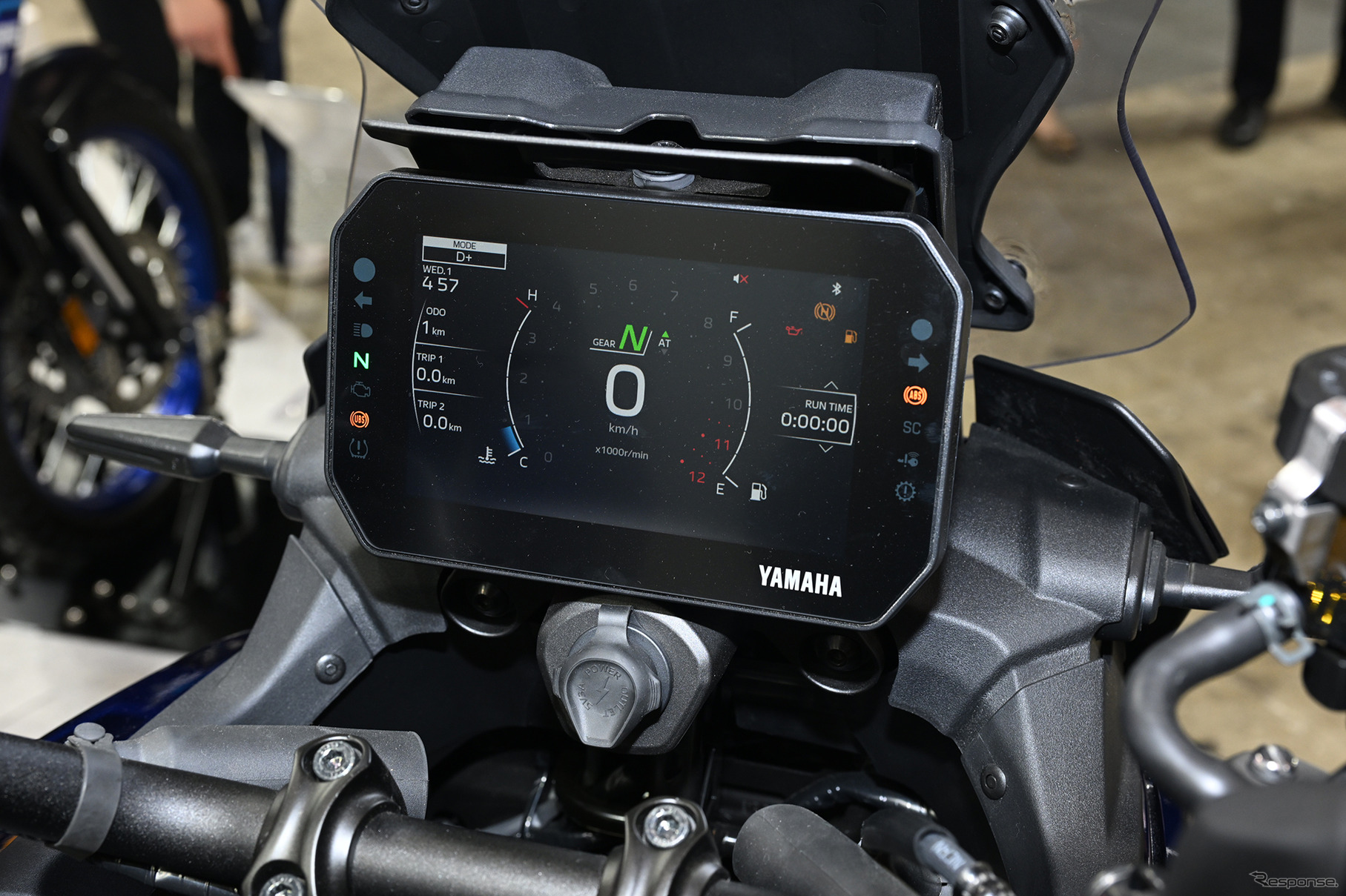 スマホ連携など知能化が進む（写真はヤマハ トレーサー9 GT＋）