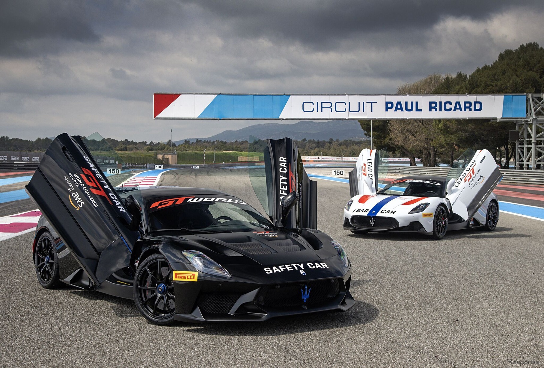マセラティ『GT2ストラダーレ』と『MC20』がGT世界選手権ヨーロッパのセーフティカとリーディングカーに
