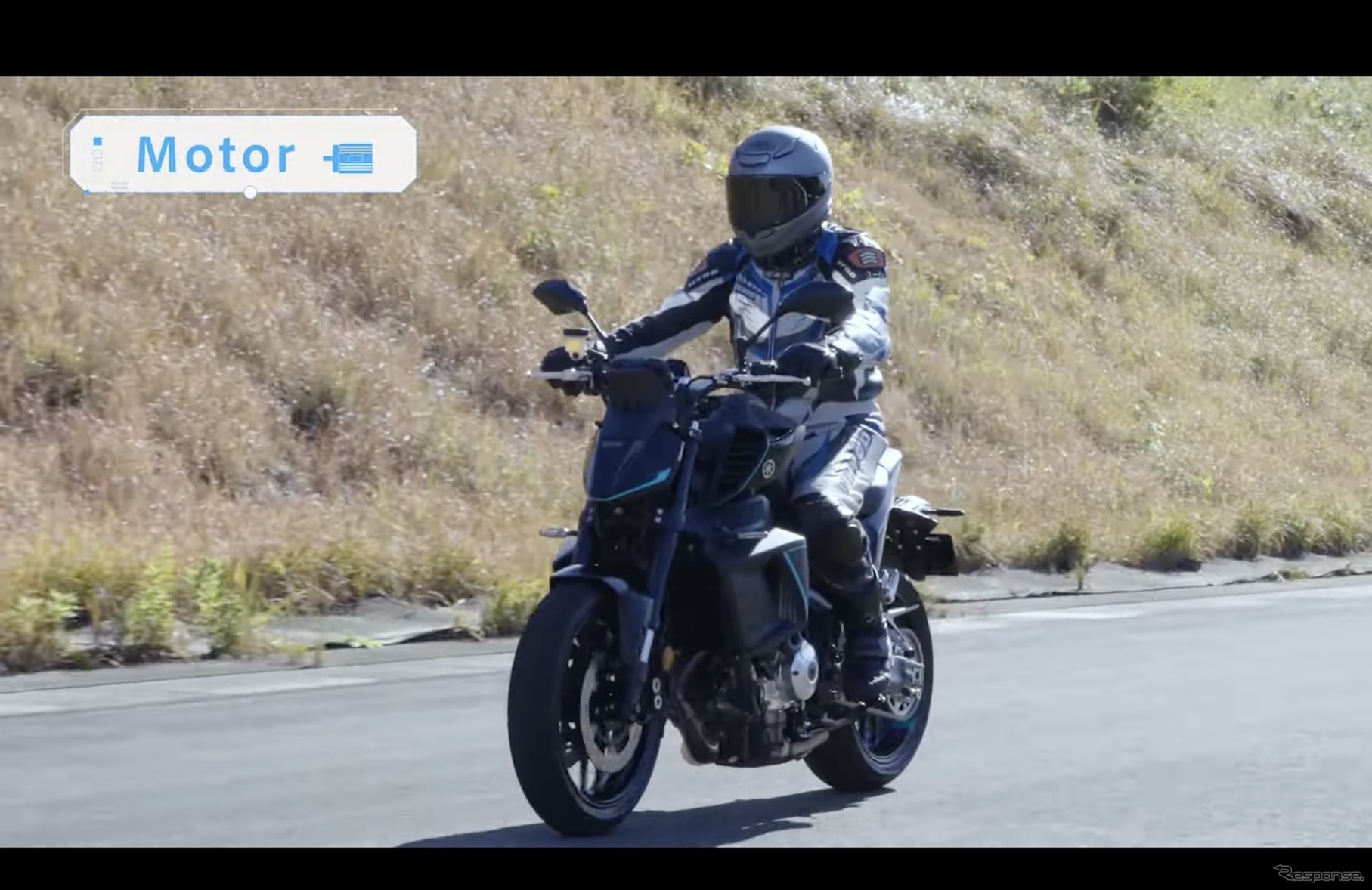 電動技術への新たな挑戦（2）として公開されたヤマハの大型バイク向けプラグインハイブリッド技術