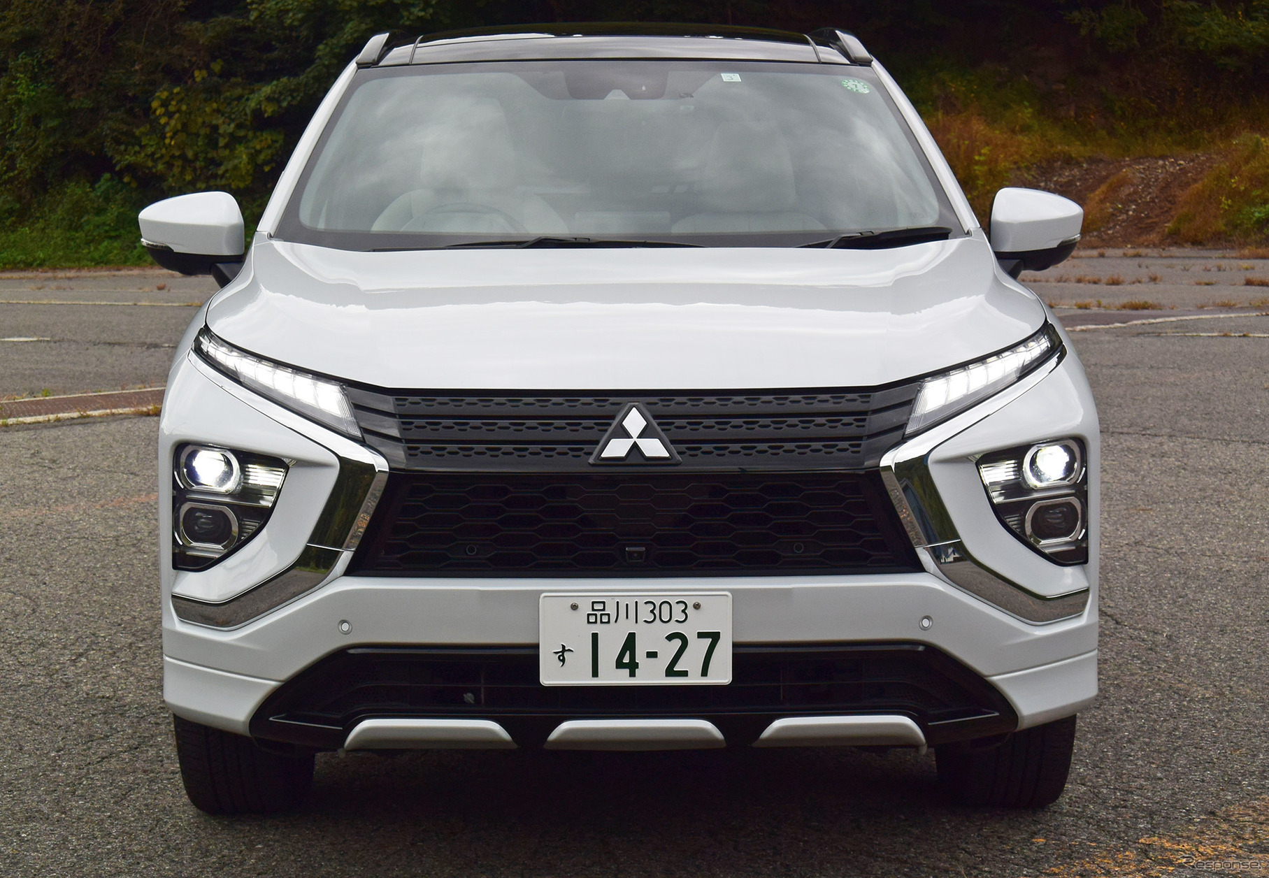 三菱 エクリプスクロスPHEVのフロントエンド
