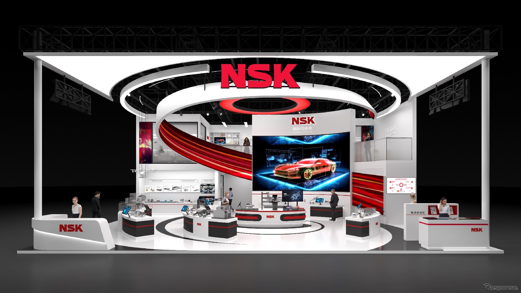日本精工(NSK)の上海モーターショー2025ブースイメージ