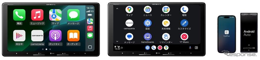 iPhoneやスマートフォンを車で快適に操作できる｢Apple CarPlay｣｢Android Auto｣に対応