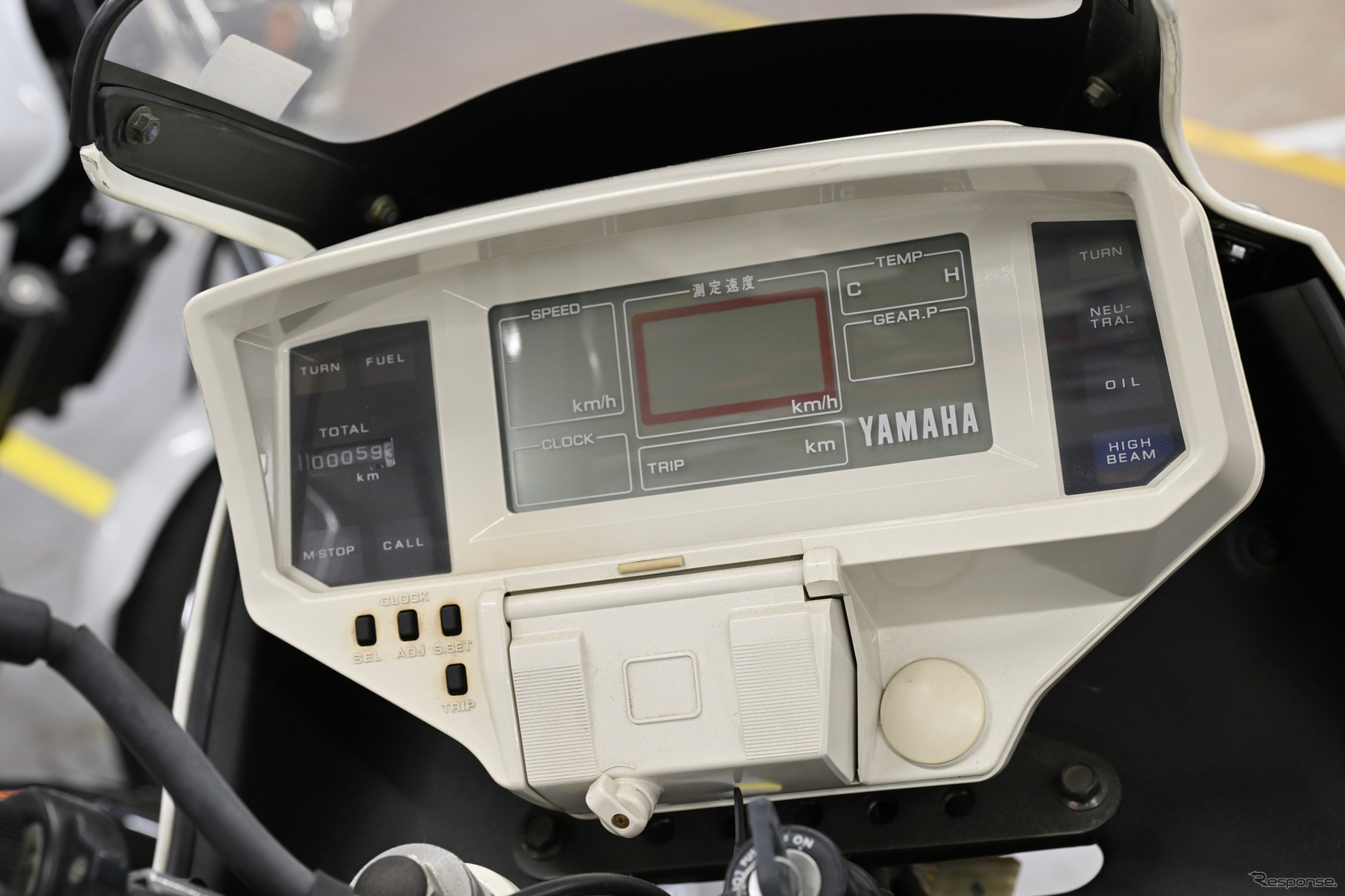 ヤマハ発動機 豊岡技術センターでレストアされる車両