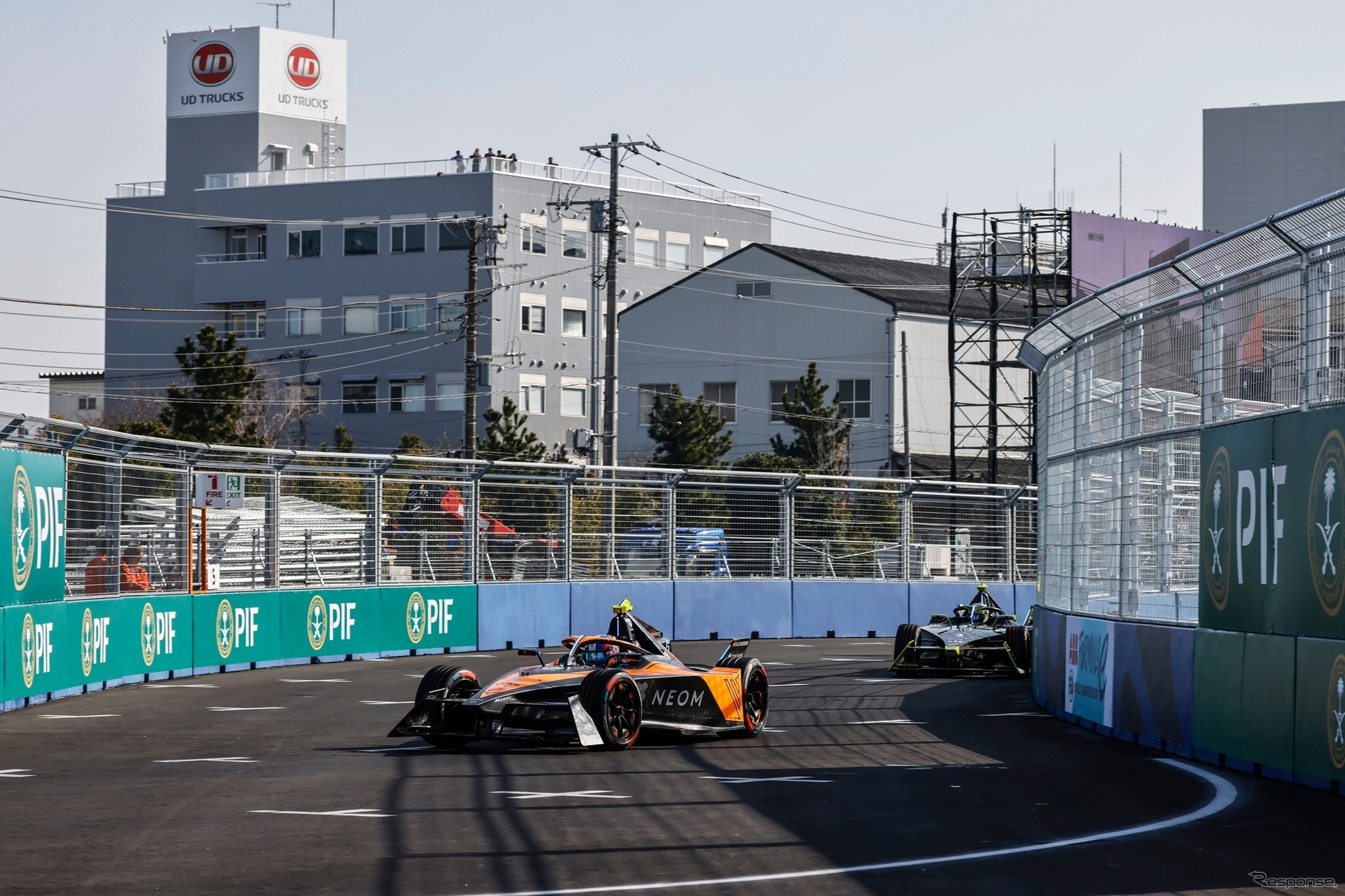 ターン5から6（東京 E Prix 2024）　(c) Formula E