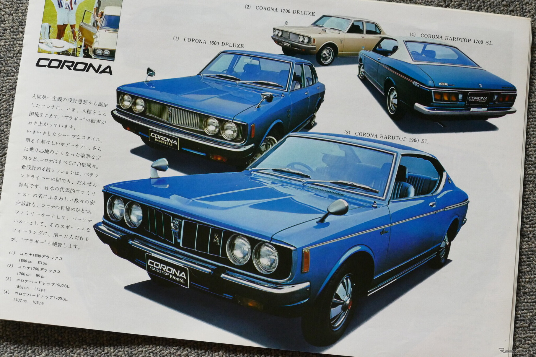 1971年のトヨタ車（コロナ）