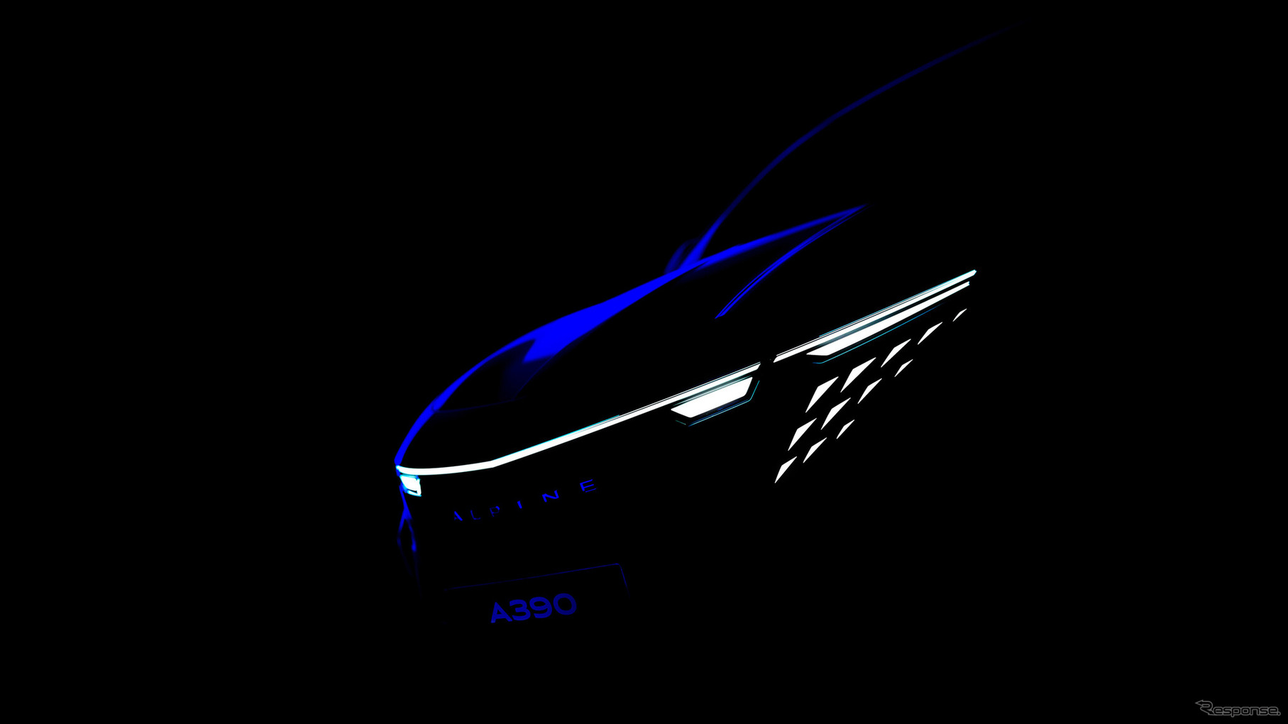 アルピーヌA390のティザー