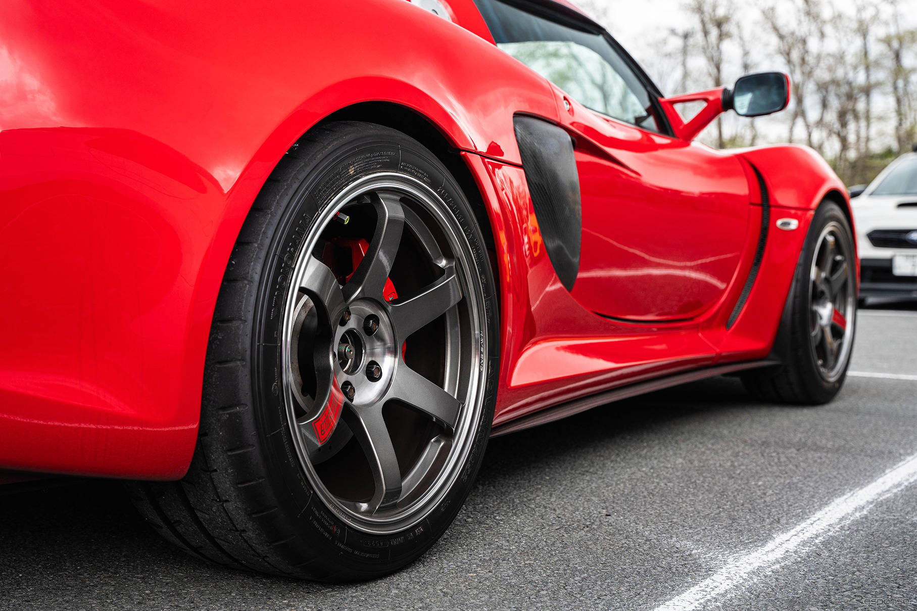 ロータス EXIGE × ボルクレーシング　TE37 SAGA SL…レイズファンミーティング