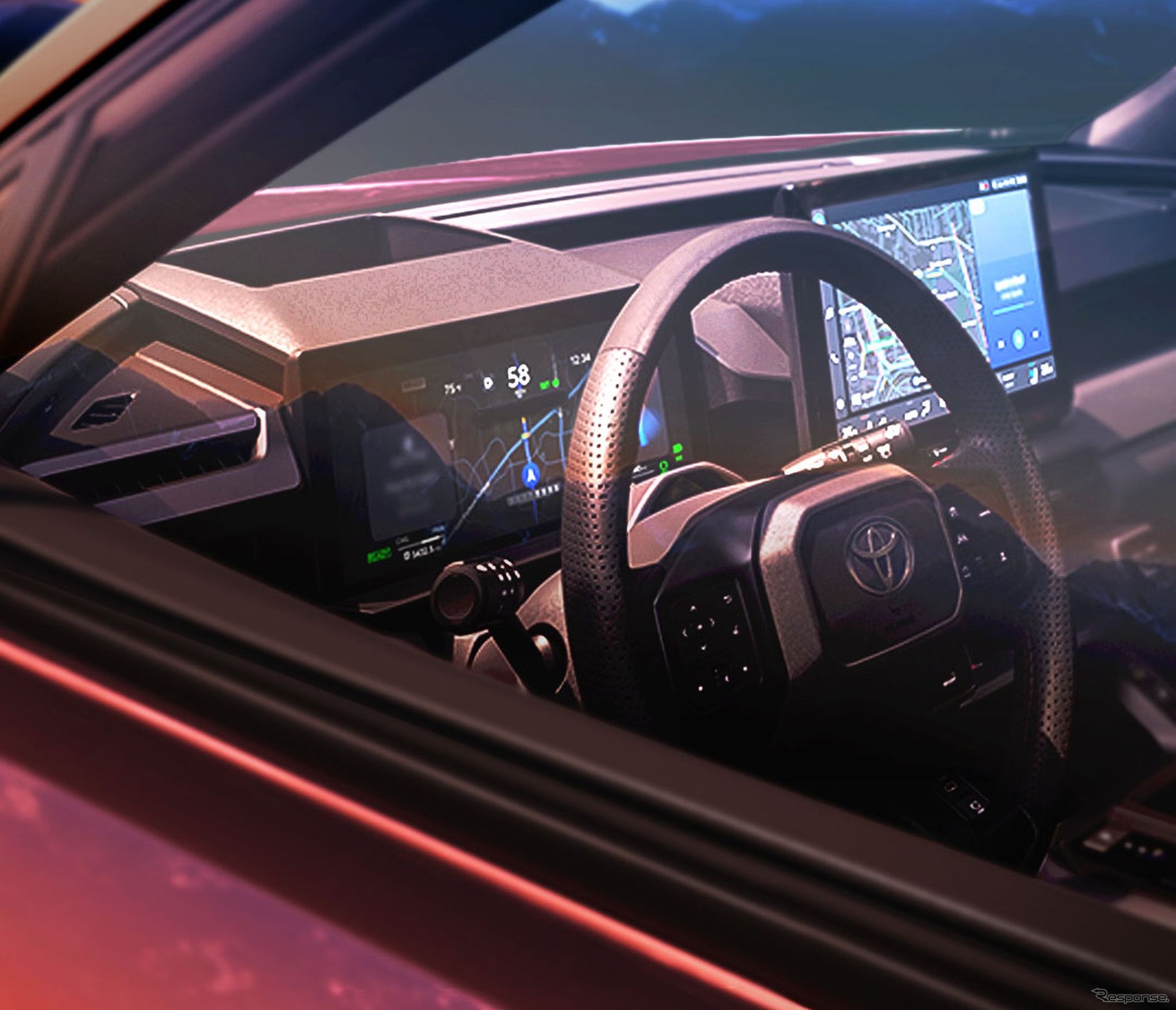 トヨタの新型車のティザー
